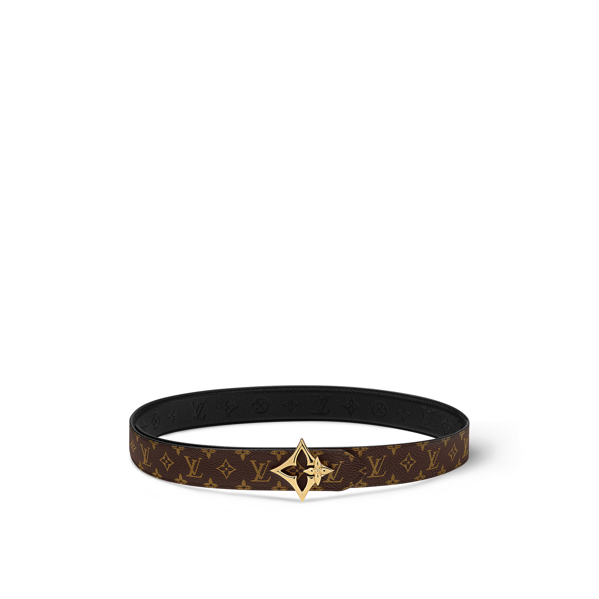 Monogram Accesorios Cinturones Cinturón reversible LV Flowergram de 3 cm | Louis Vuitton ® (Ampliar producto)