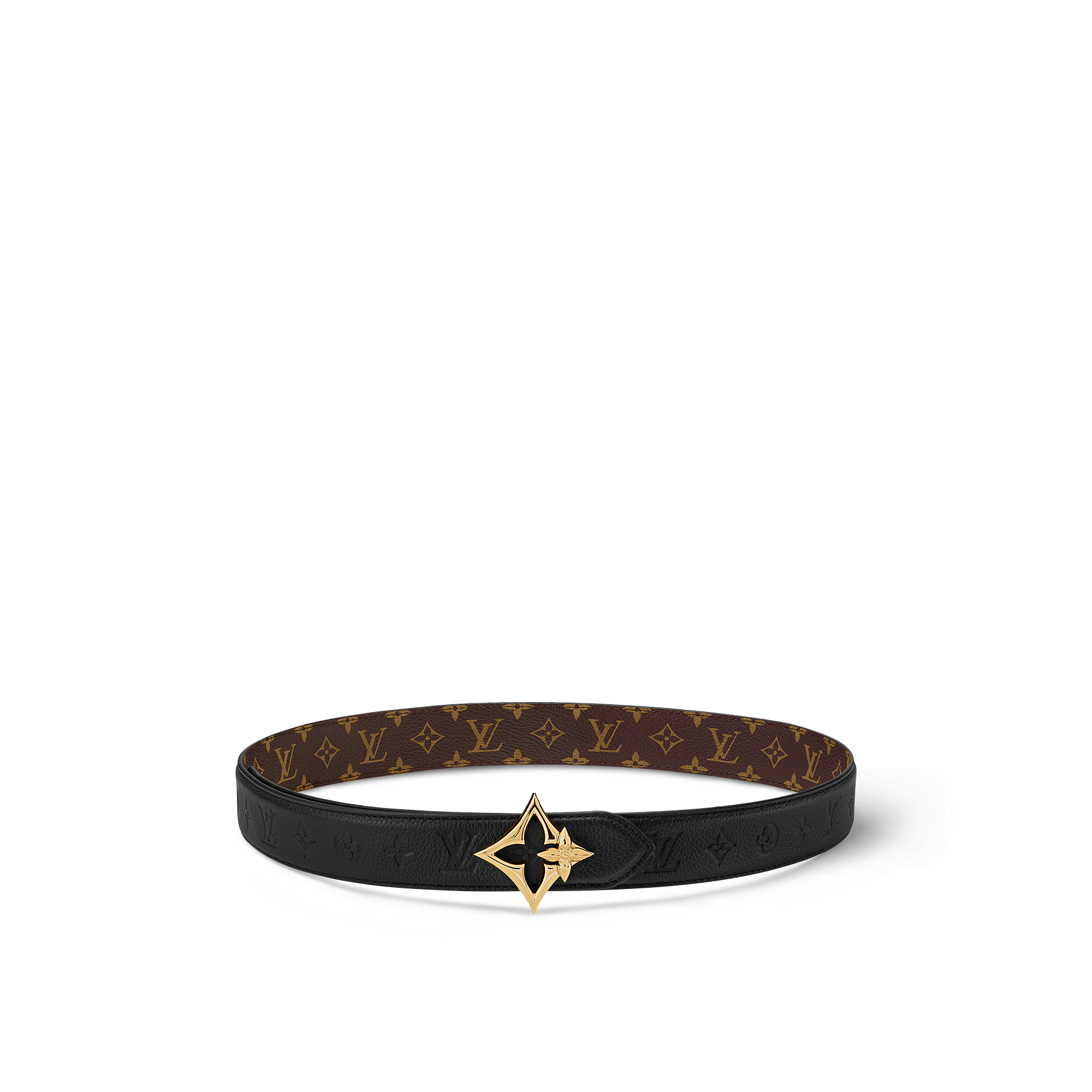 Monogram Accesorios Cinturones Cinturón reversible LV Flowergram de 3 cm | Louis Vuitton ® (Ampliar producto)