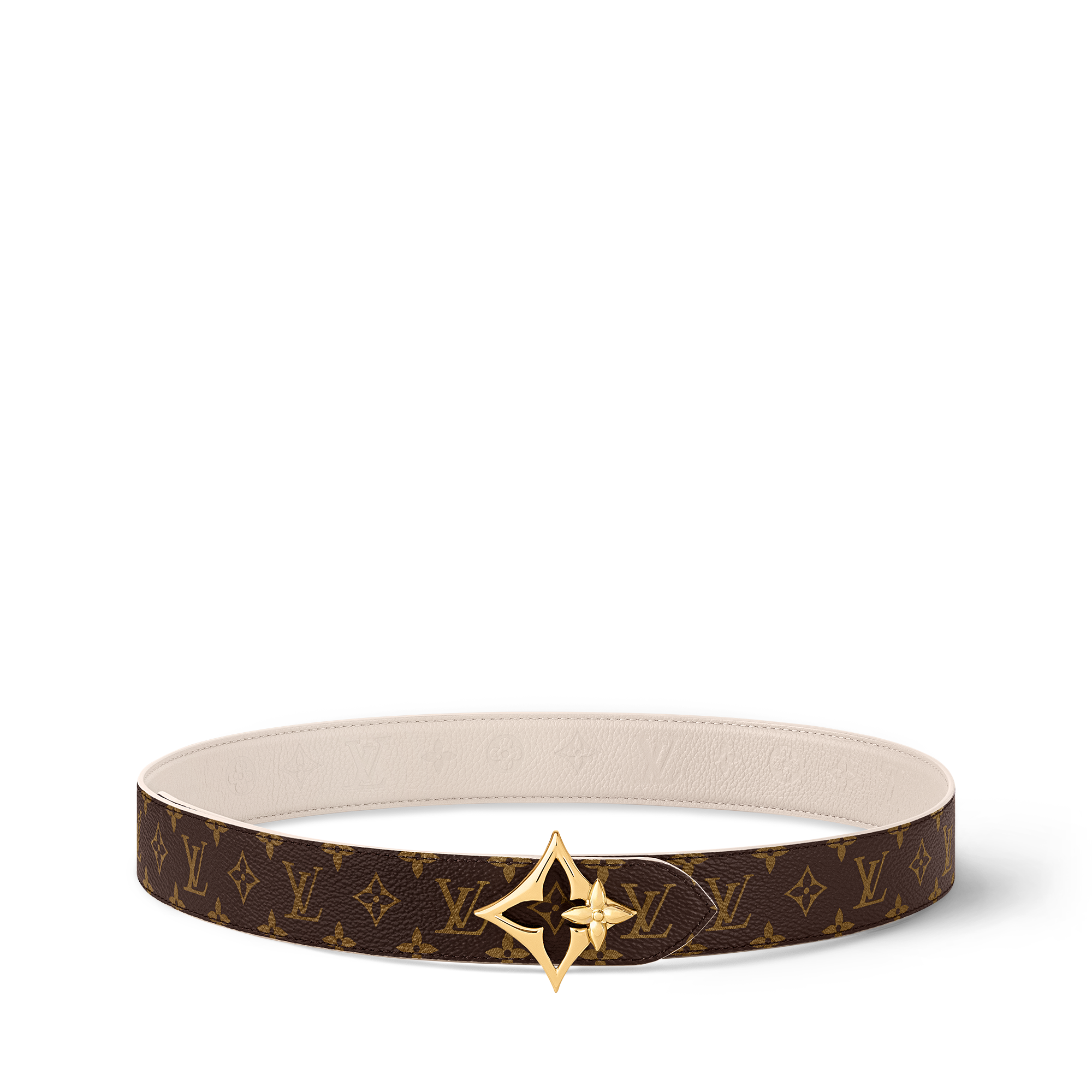 Monogram Accesorios Cinturones Cinturón reversible LV Flowergram de 3 cm | Louis Vuitton ® (Ampliar producto)