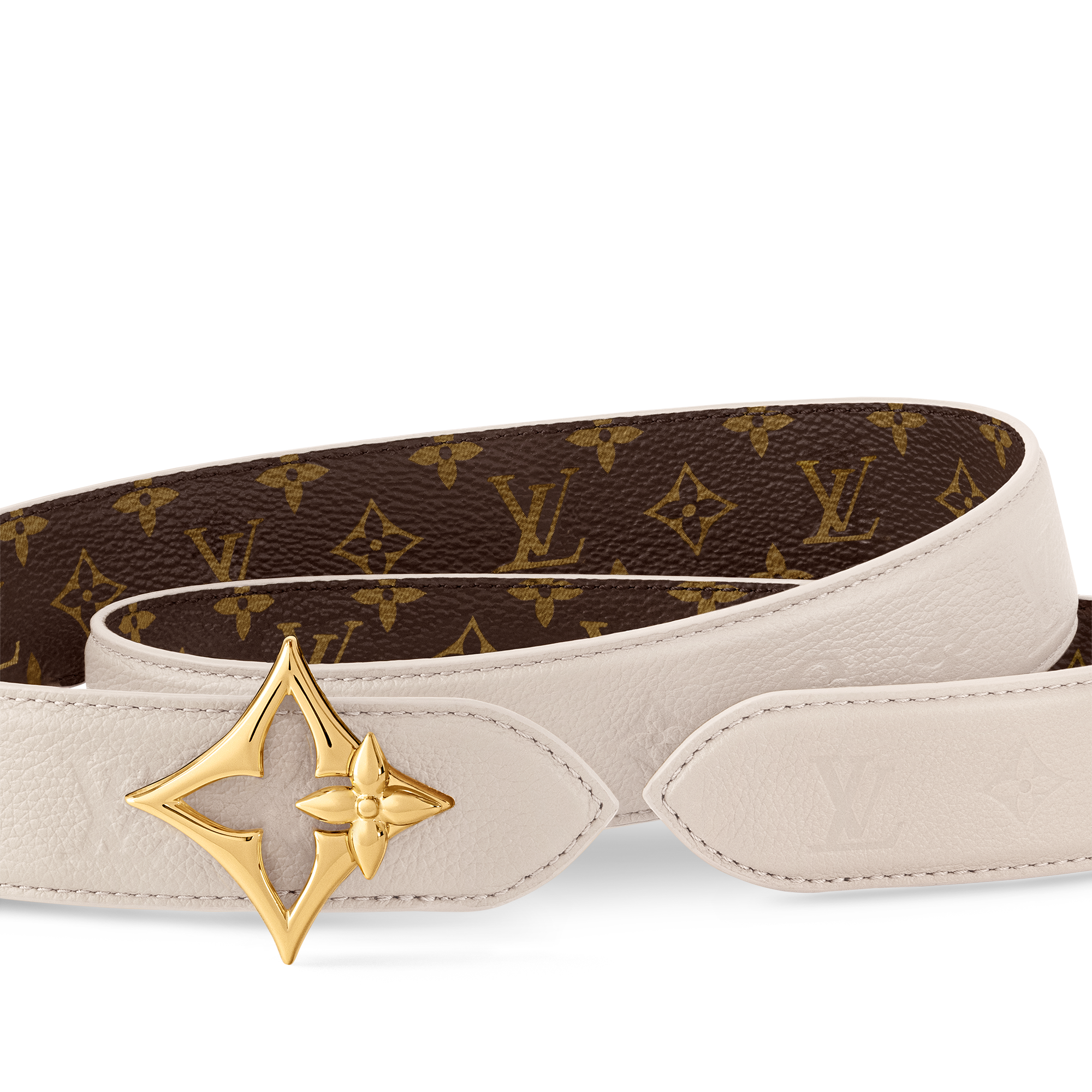 Monogram Accesorios Cinturones Cinturón reversible LV Flowergram de 3 cm | Louis Vuitton ® (Ampliar producto)