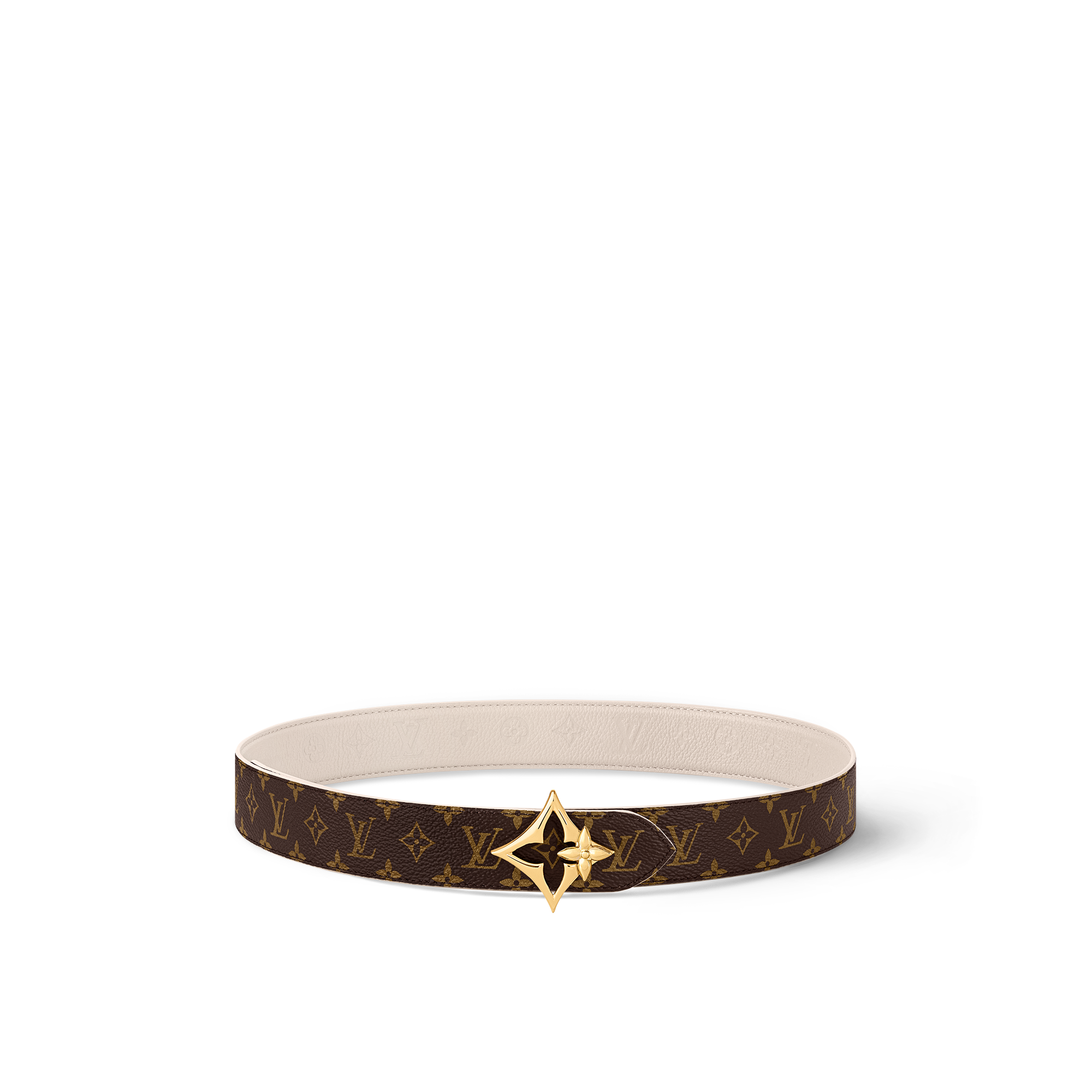 Monogram Accesorios Cinturones Cinturón reversible LV Flowergram de 3 cm | Louis Vuitton ® (Ampliar producto)
