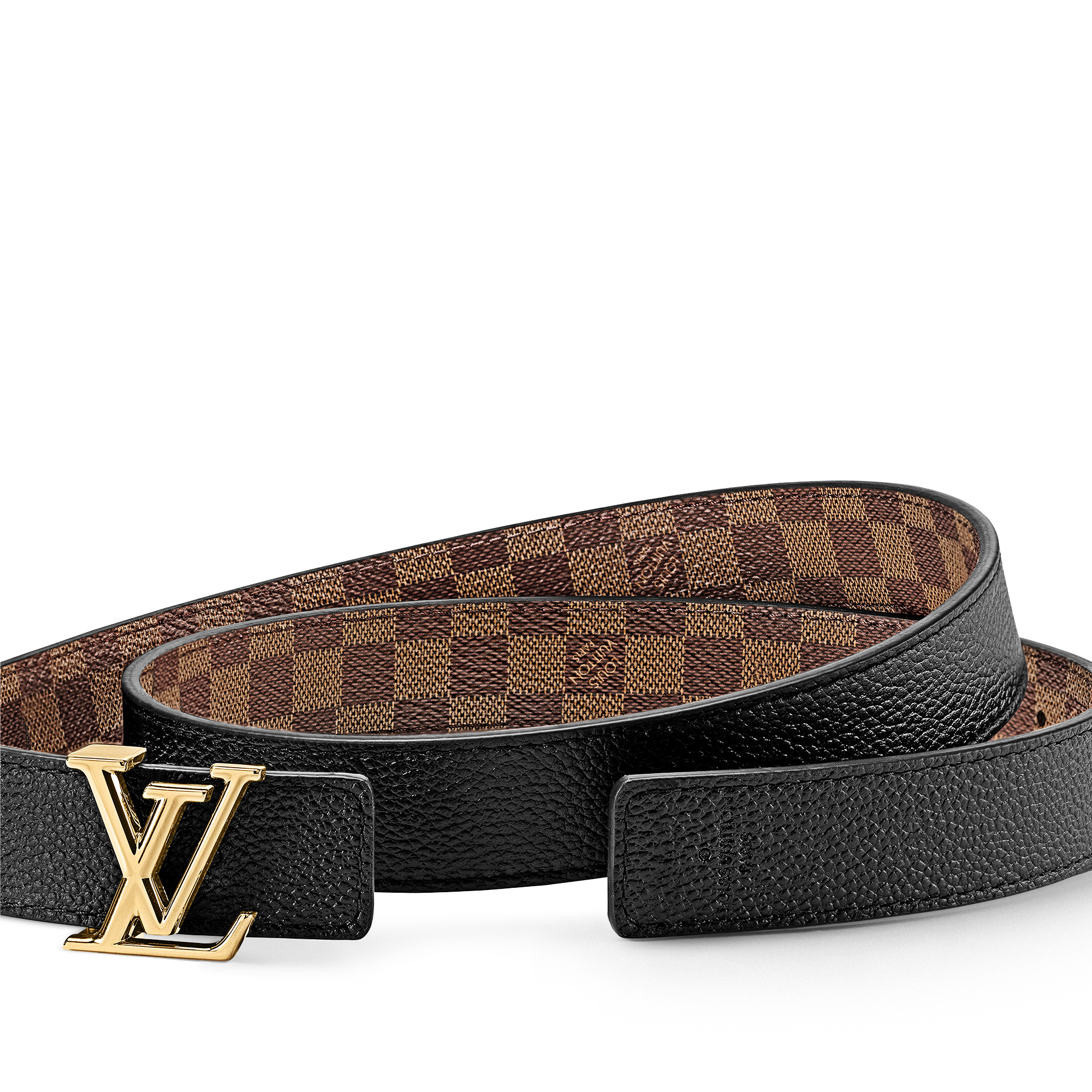Damier Ebene Accesorios Nuevo para esta temporada Cinturón reversible LV Iconic de 2.5 cm | Louis Vuitton ® (Ampliar producto)
