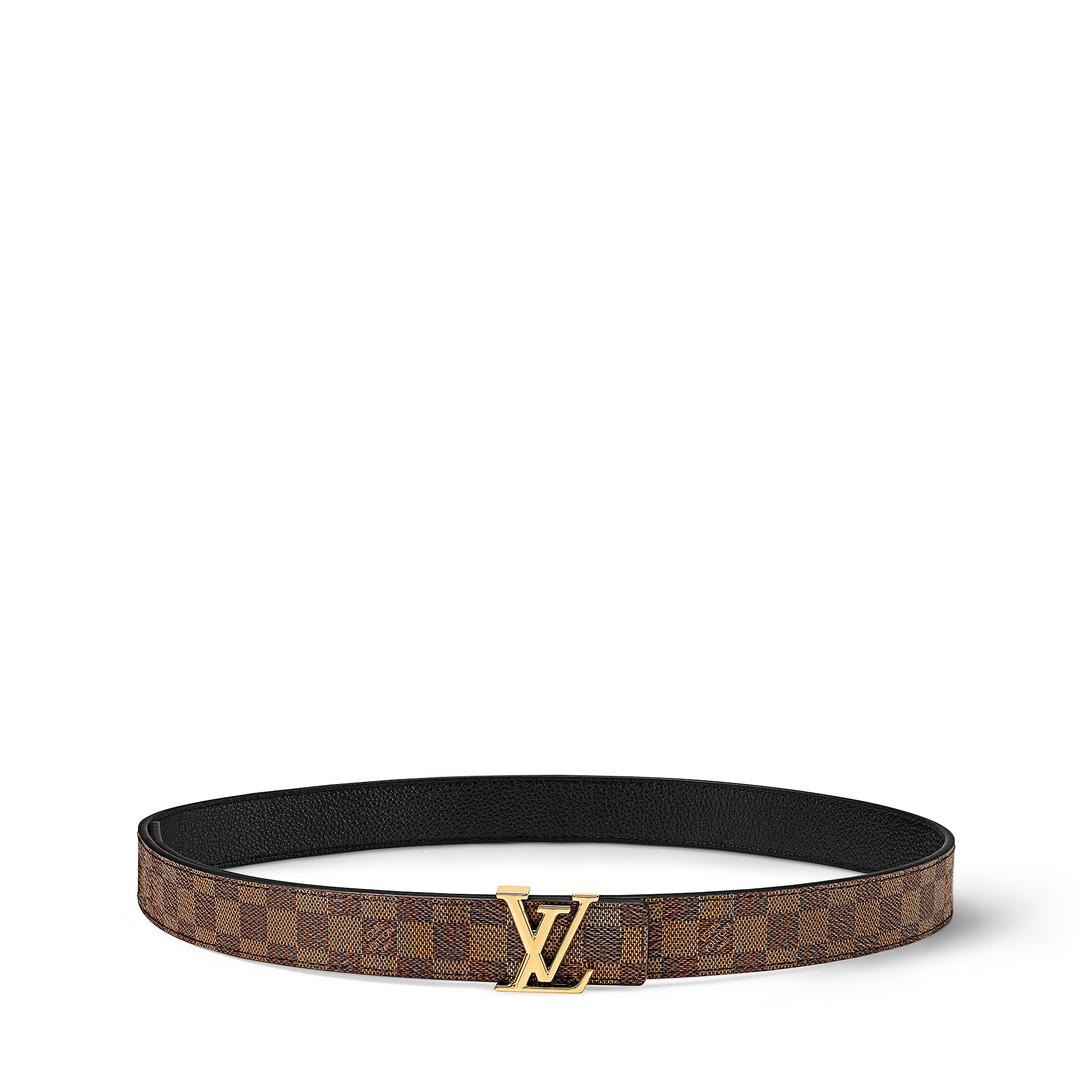 Damier Ebene Accesorios Nuevo para esta temporada Cinturón reversible LV Iconic de 2.5 cm | Louis Vuitton ® (Ampliar producto)