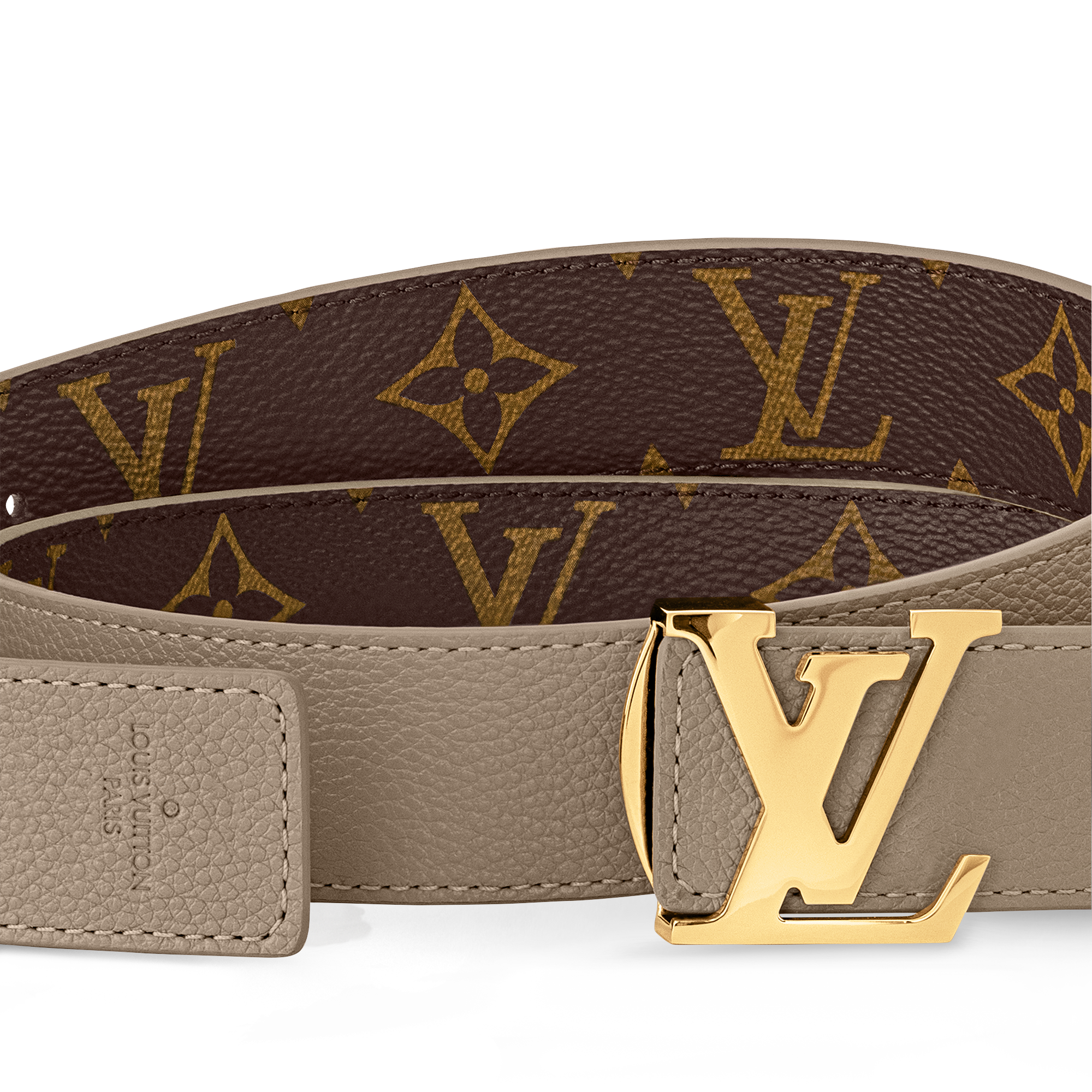 Monogram Accesorios Cinturones Cinturón reversible LV Initiales de 3 cm | Louis Vuitton ® (Ampliar producto)