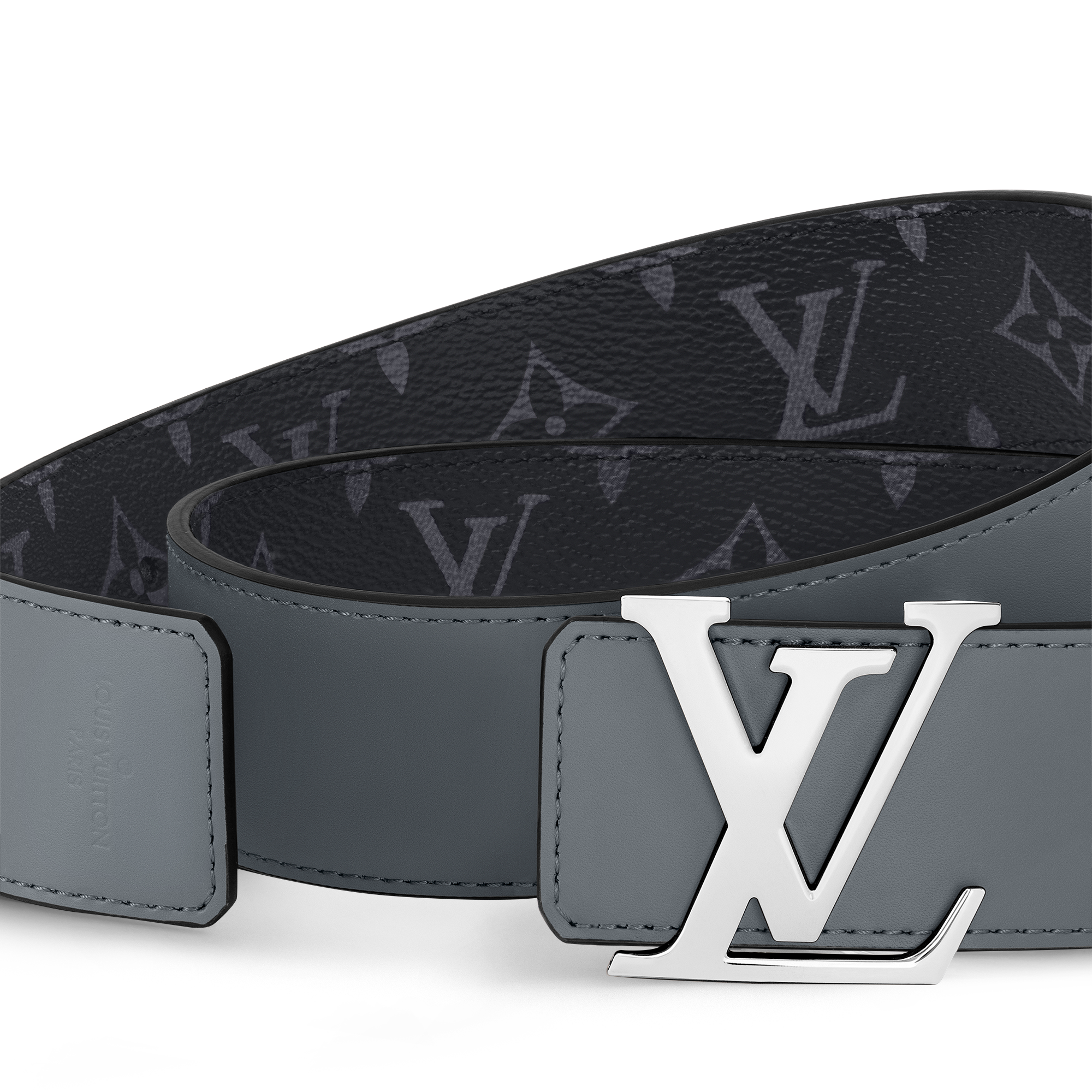 Monogram Eclipse Accesorios Cinturones Cinturón reversible LV Initiales de 4 cm | Louis Vuitton ® (Ampliar producto)