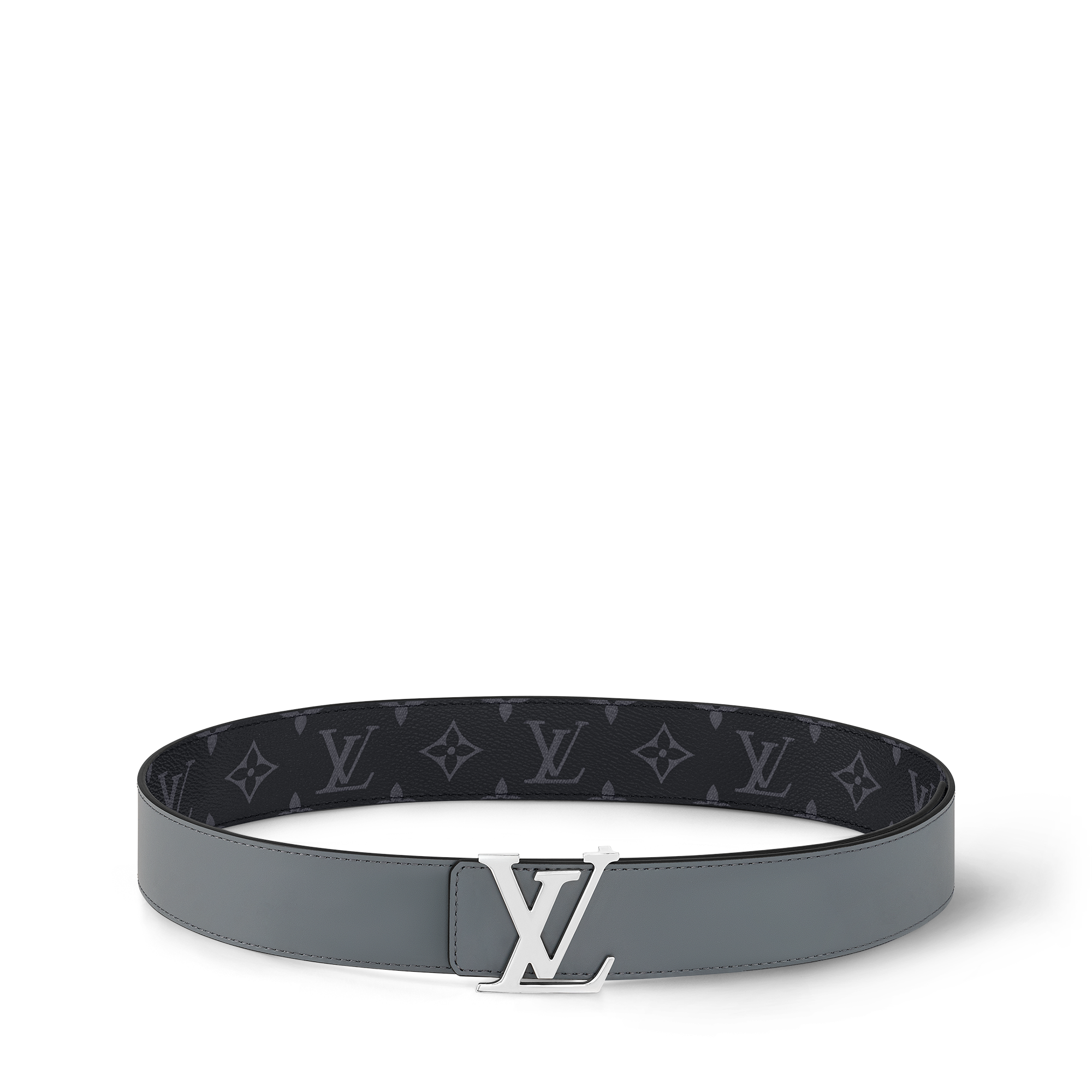 Monogram Eclipse Accesorios Cinturones Cinturón reversible LV Initiales de 4 cm | Louis Vuitton ® (Ampliar producto)