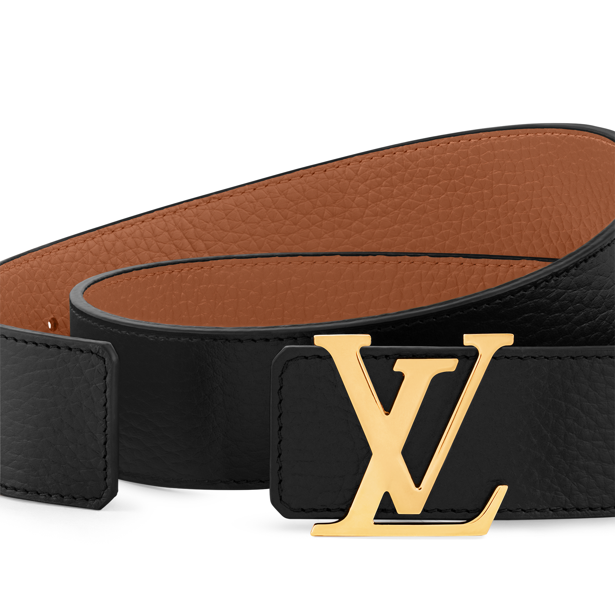 Taurillon Accesorios Cinturones Cinturón reversible LV Initiales de 4 cm | Louis Vuitton ® (Ampliar producto)