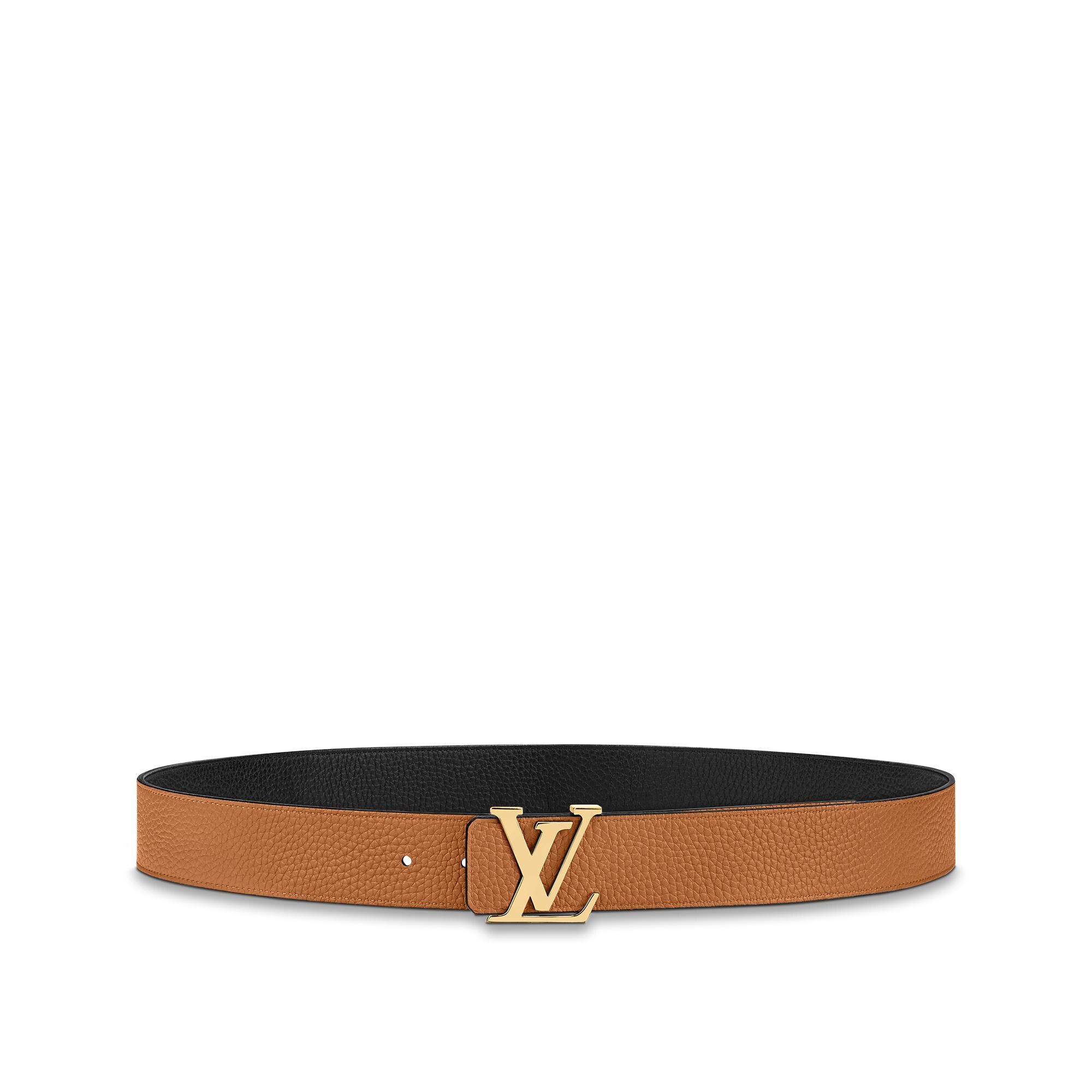 Taurillon Accesorios Cinturones Cinturón reversible LV Initiales de 4 cm | Louis Vuitton ® (Ampliar producto)
