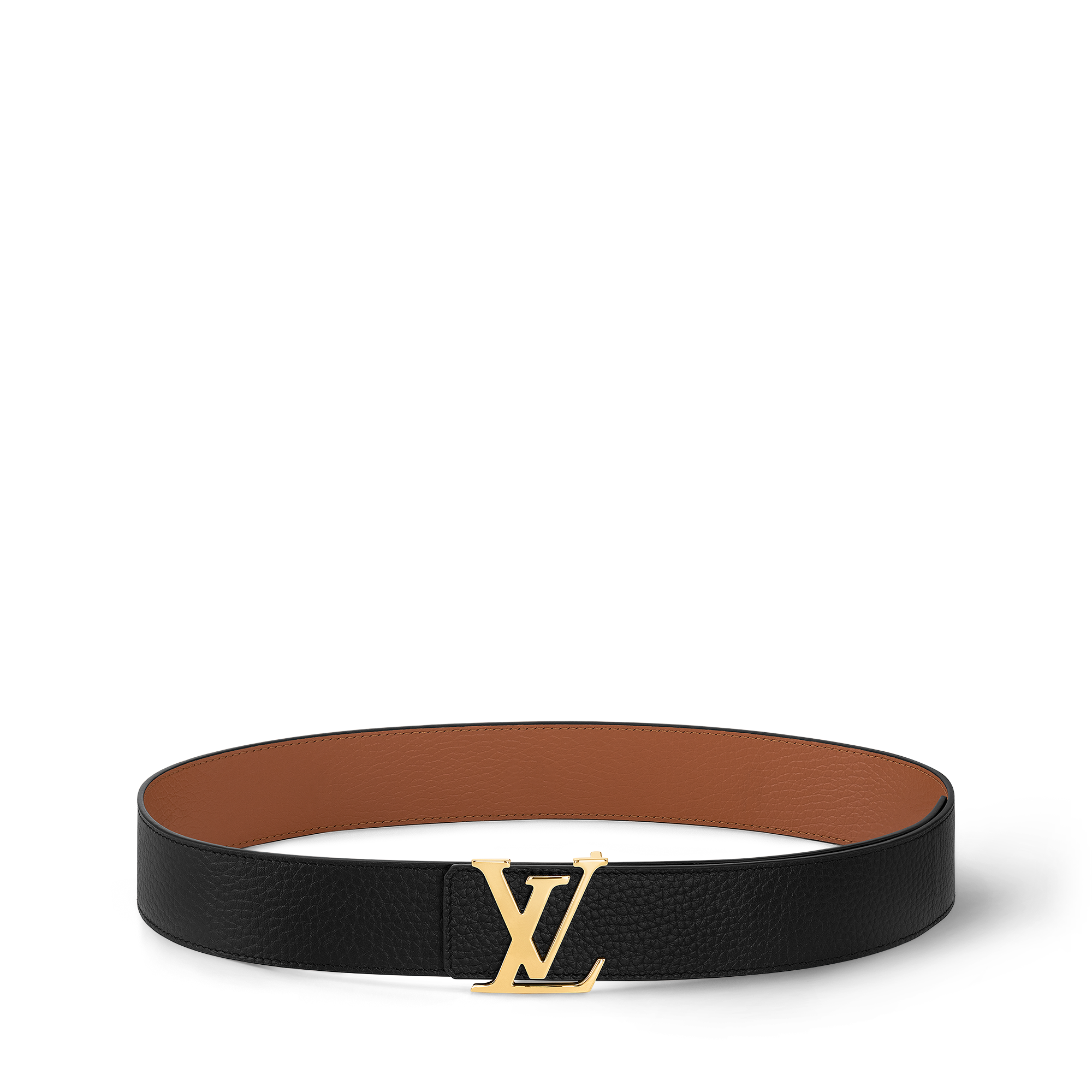 Taurillon Accesorios Cinturones Cinturón reversible LV Initiales de 4 cm | Louis Vuitton ® (Ampliar producto)