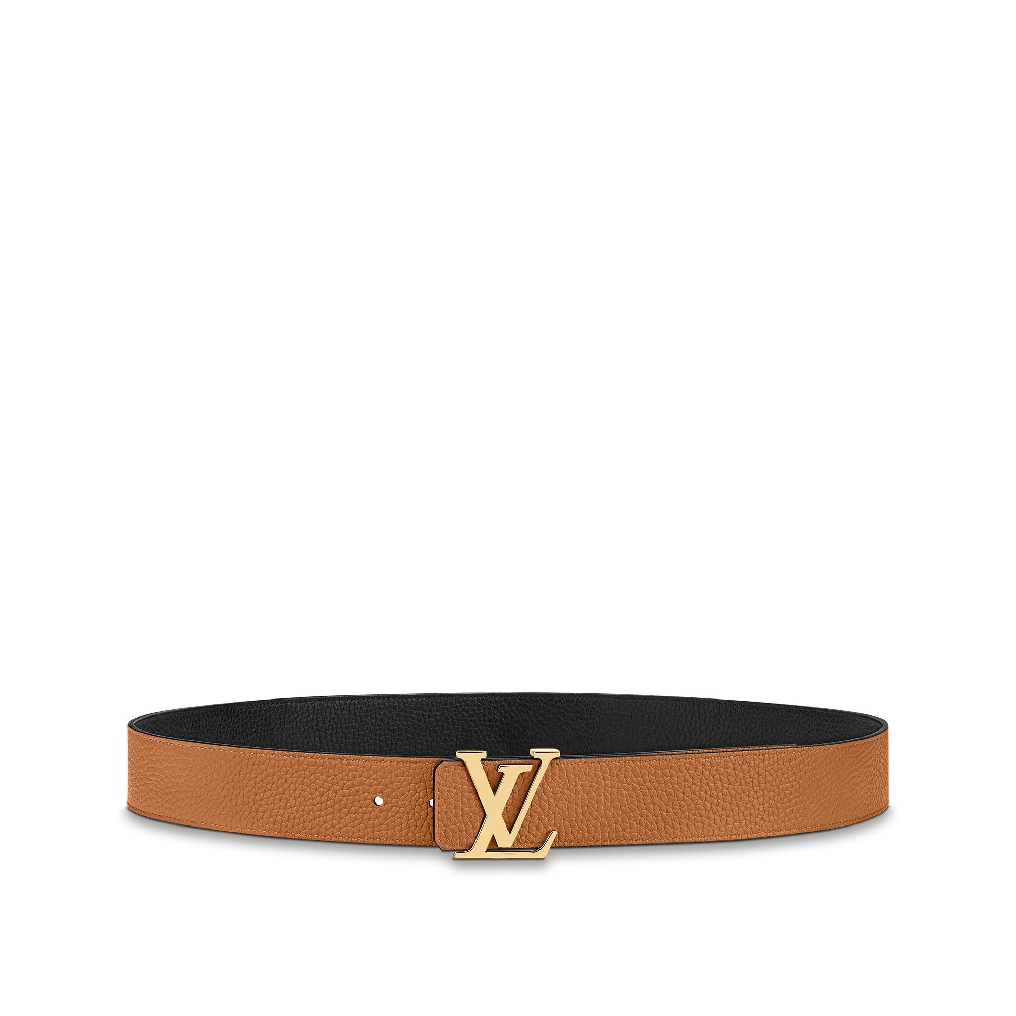 Taurillon Accesorios Cinturones Cinturón reversible LV Initiales de 4 cm | Louis Vuitton ® (Ampliar producto)