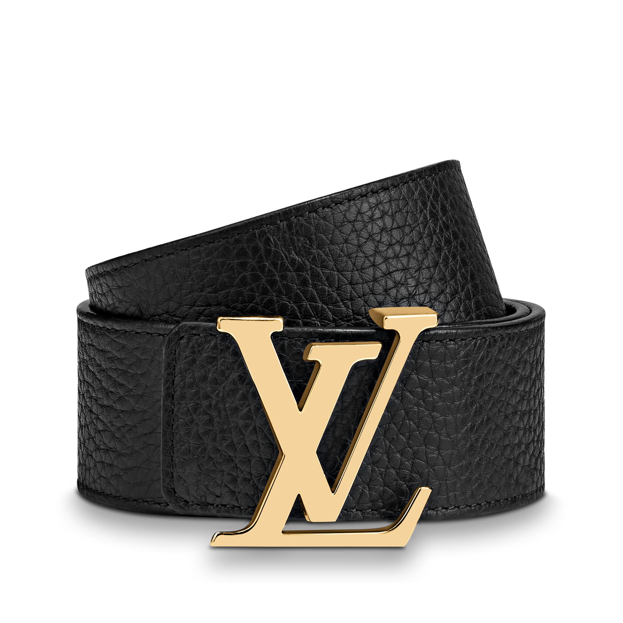 Taurillon Accesorios Cinturones Cinturón reversible LV Initiales de 4 cm | Louis Vuitton ® (Ampliar producto)