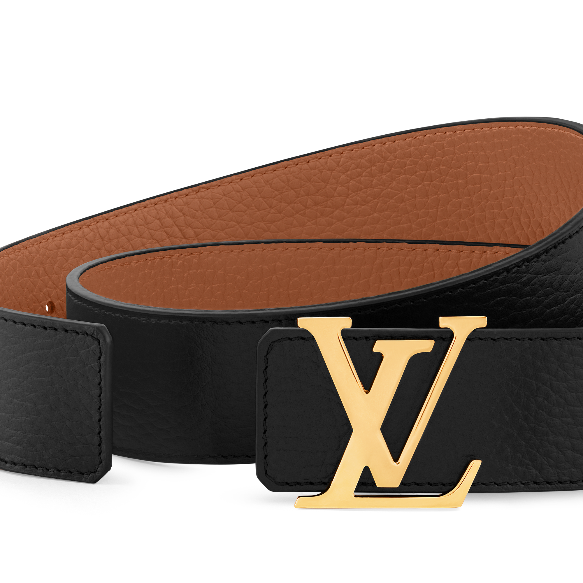 Taurillon Accesorios Cinturones Cinturón reversible LV Initiales de 4 cm | Louis Vuitton ® (Ampliar producto)