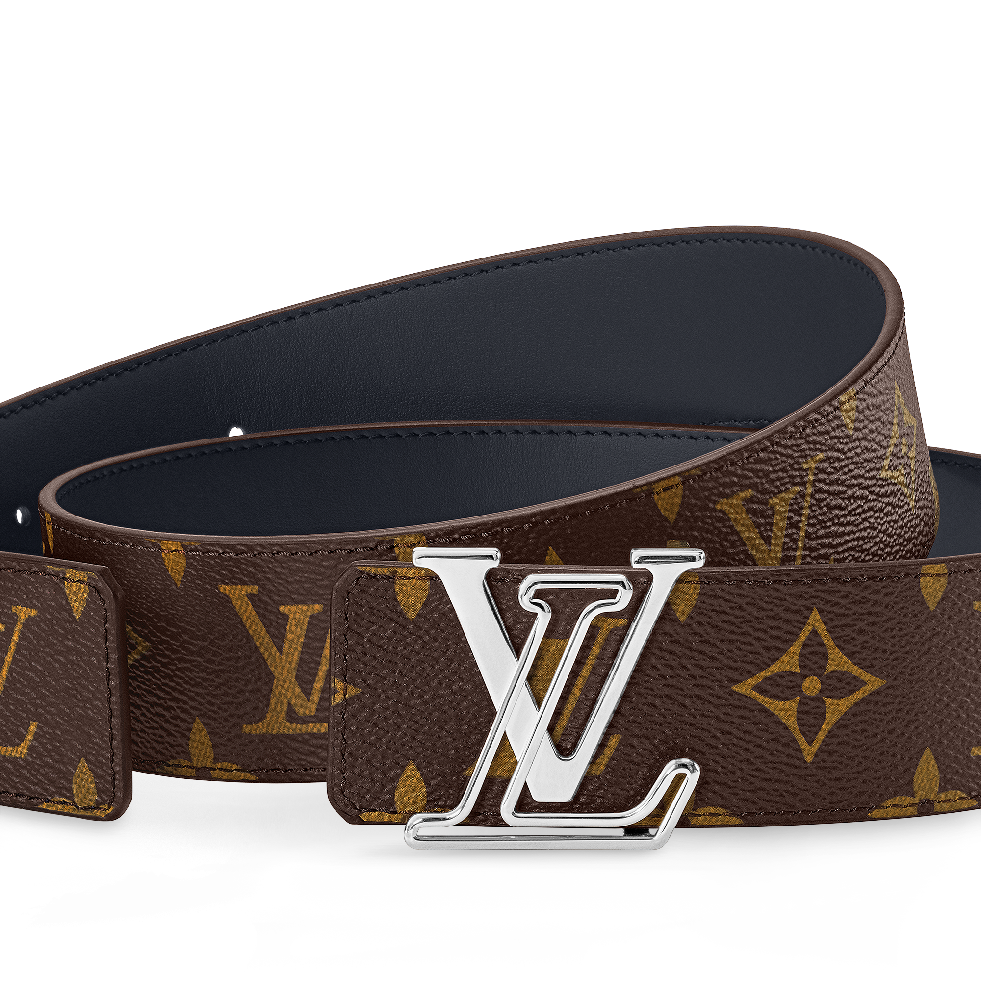 Monogram Accesorios Cinturones Cinturón reversible LV Line de 4 cm | Louis Vuitton ® (Ampliar producto)