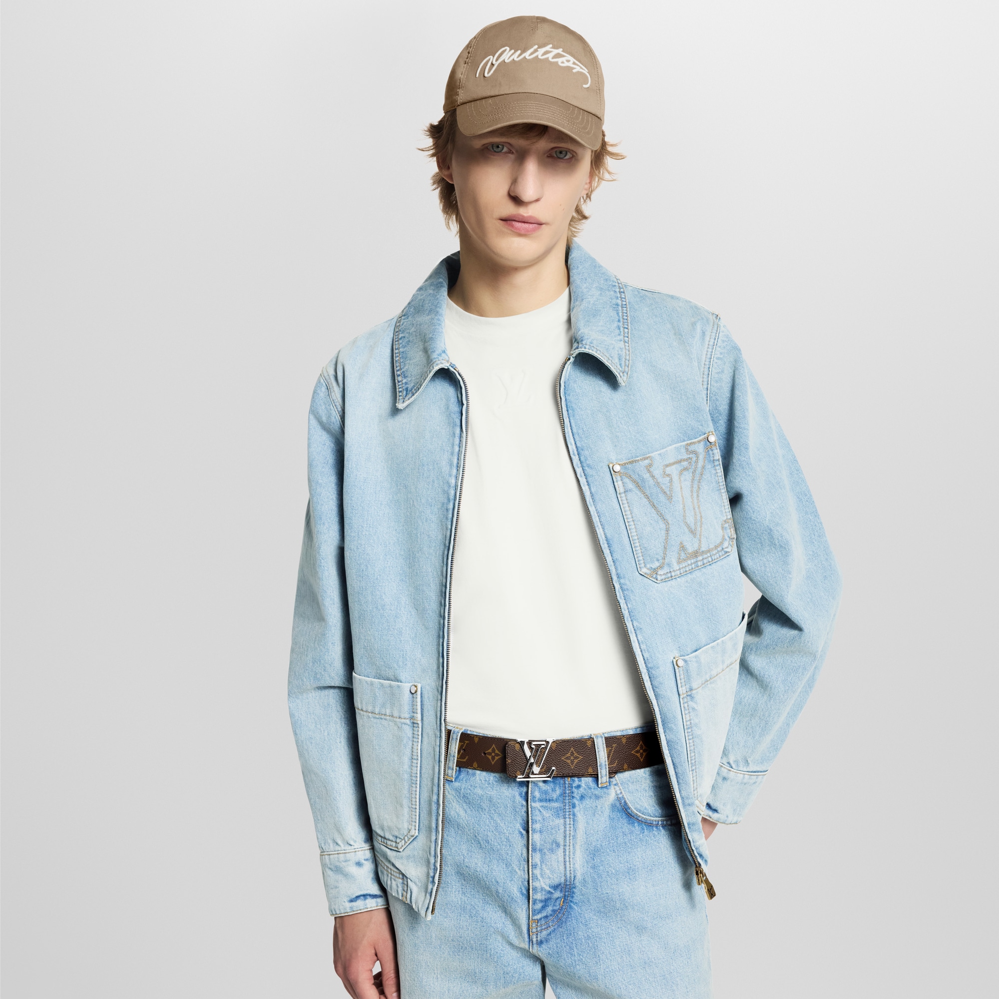 Monogram Accesorios Cinturones Cinturón reversible LV Line de 4 cm | Louis Vuitton ® (Ampliar producto)