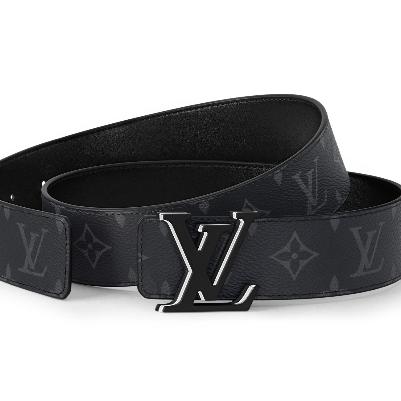 Cinturón reversible LV Optic de 4 cm Monogram Eclipse - Hombre ...