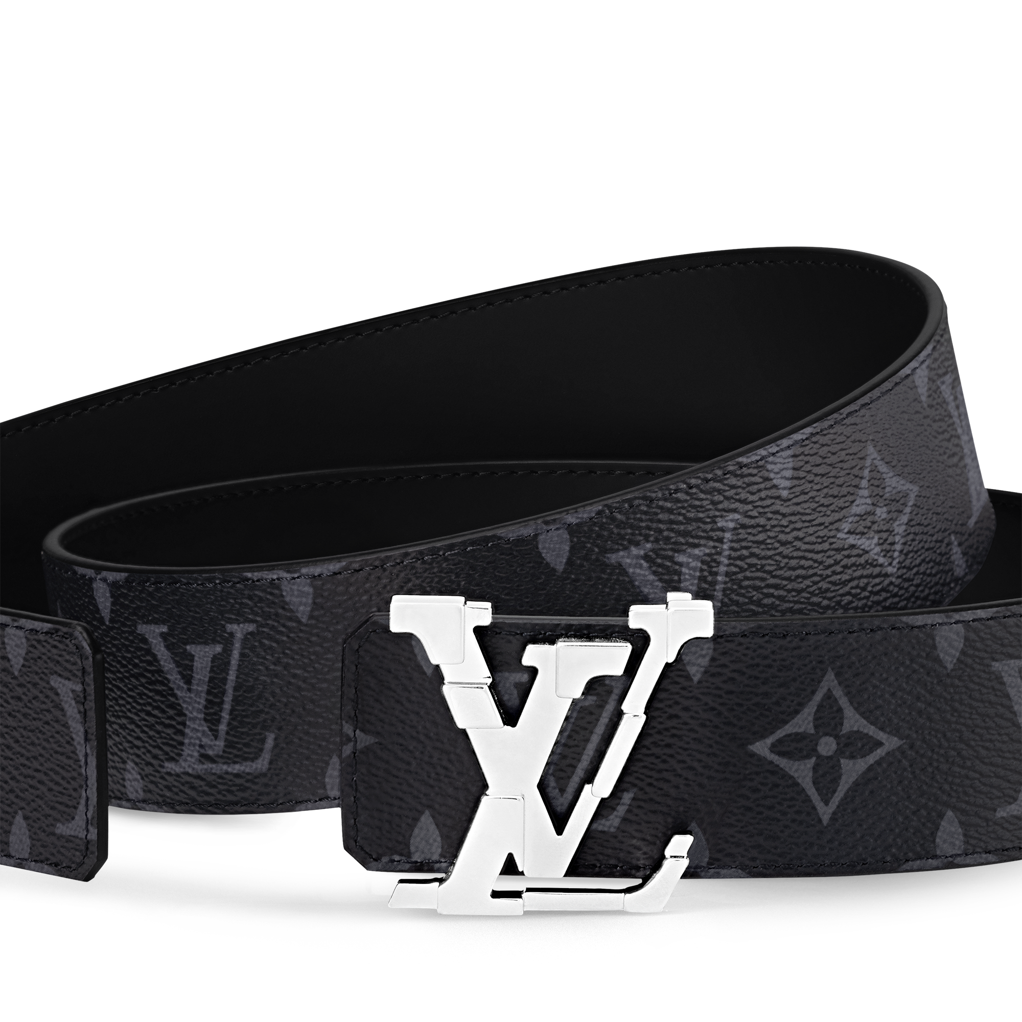 Monogram Eclipse Accesorios Cinturones Cinturón reversible LV Pixel de 4 cm | Louis Vuitton ® (Ampliar producto)