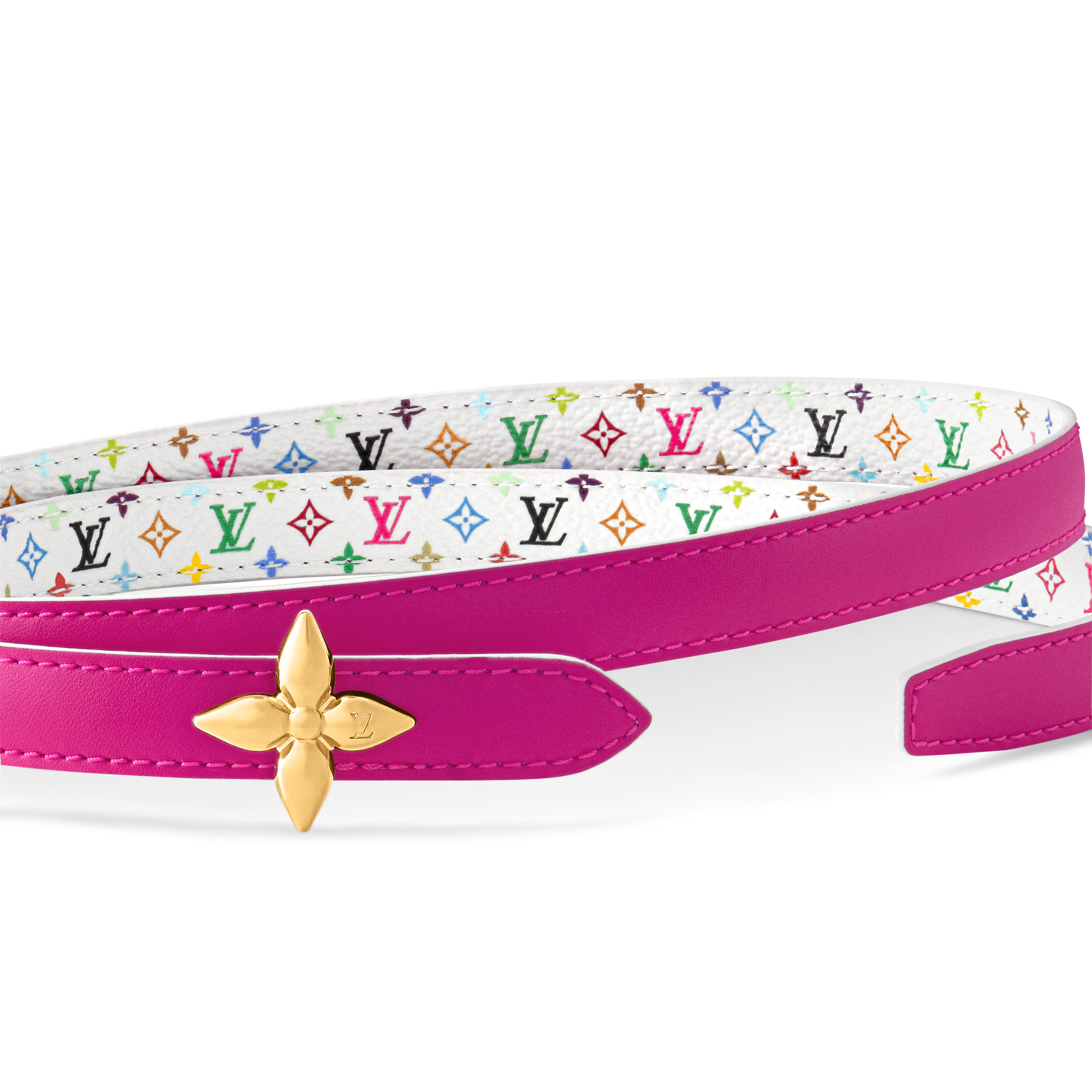  Accesorios Cinturones Cinturón reversible LV x TM Mini Flowergram de 1.5 cm | Louis Vuitton ® (Ampliar producto)