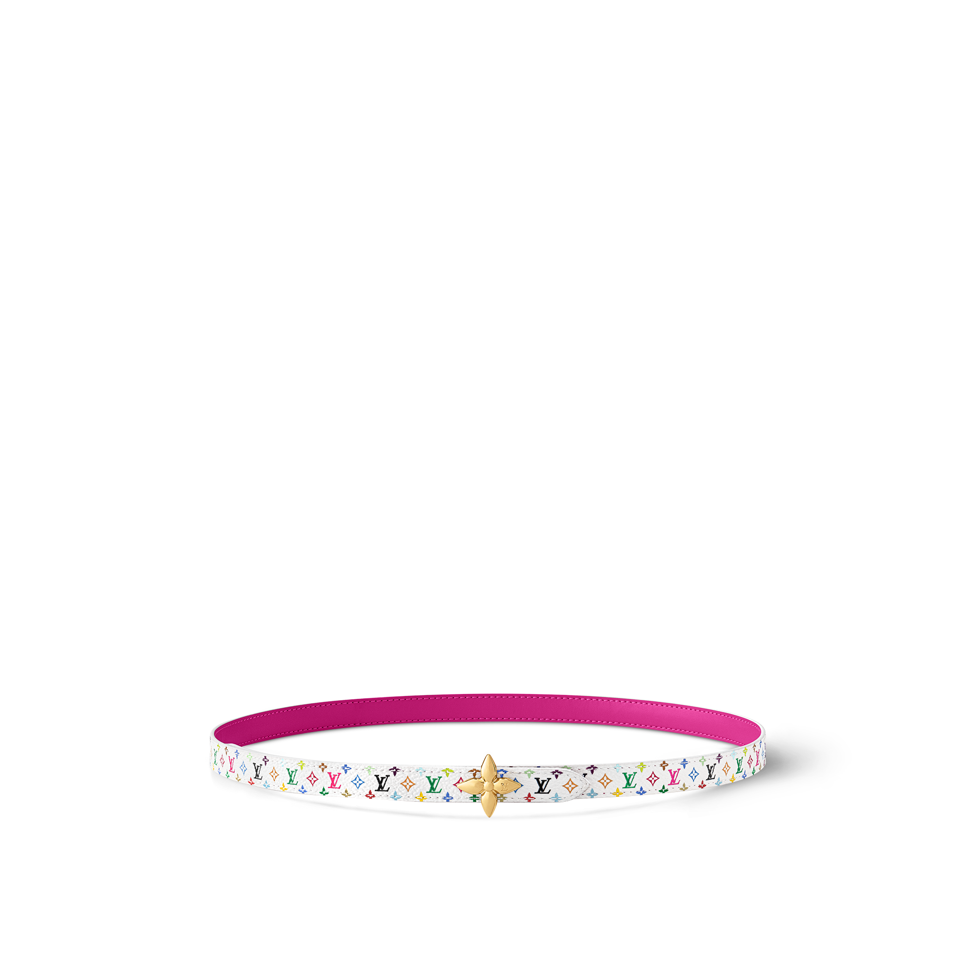  Accesorios Cinturones Cinturón reversible LV x TM Mini Flowergram de 1.5 cm | Louis Vuitton ® (Ampliar producto)