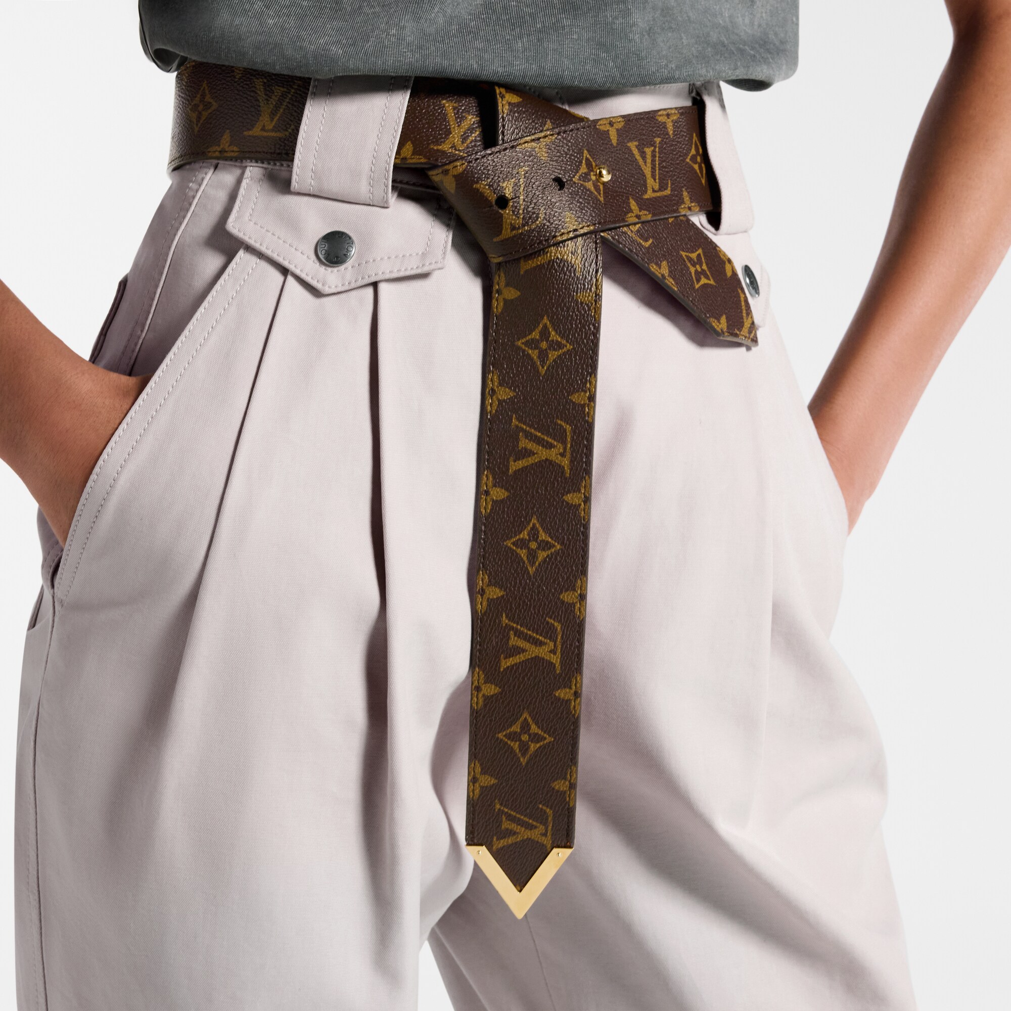  Accesorios Cinturones Cinturón Tie The Knot de 4.5 cm | Louis Vuitton ® (Ampliar producto)