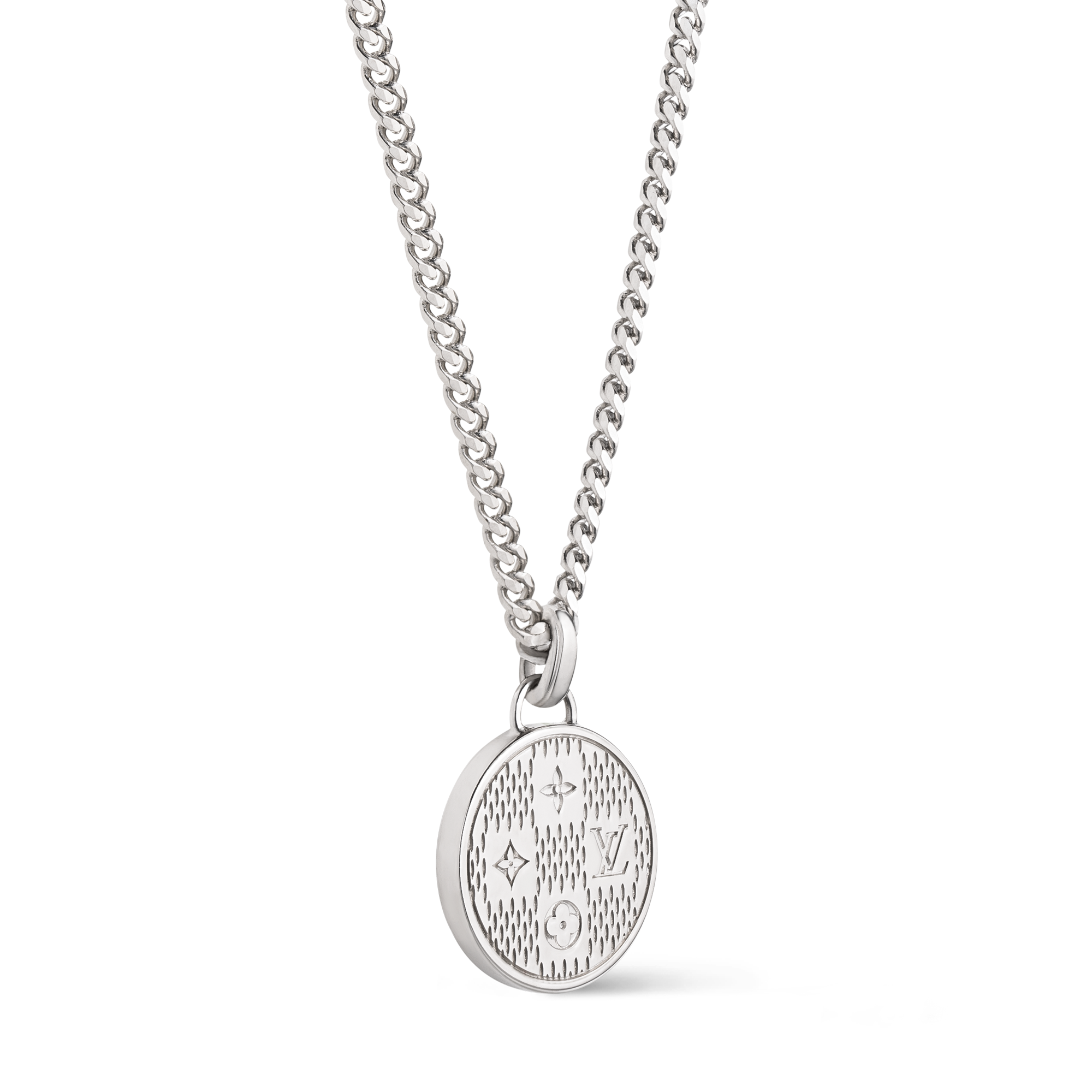 S00 Bisutería Collares y Pedientes Colgante Damier Staples | Louis Vuitton ® (Ampliar producto)