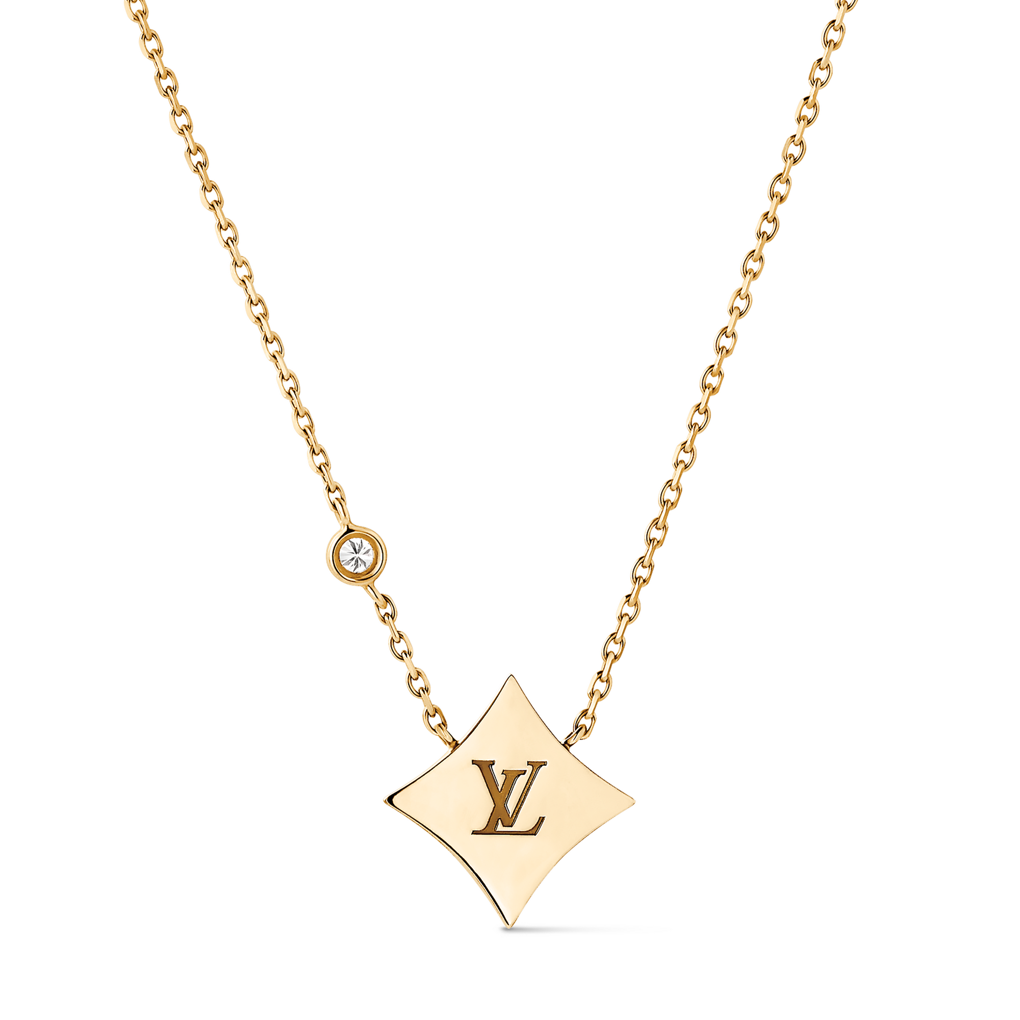  Categorías Collares y dijes  Collar Color Blossom BB Star en oro amarillo, amazonita y diamante | Louis Vuitton ® (Ampliar producto)
