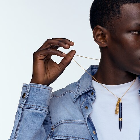 Joyería Collares y dijes Collar Les Gastons Vuitton Designer en oro amarillo y titanio | Louis Vuitton ® (Ampliar producto)