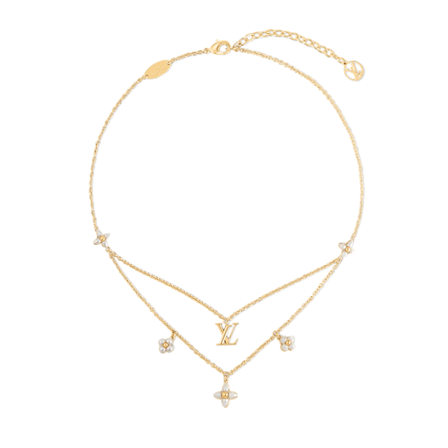 S00 Bisutería Collares y Pendientes Collar LV Floragram | Louis Vuitton ® (Ampliar producto)