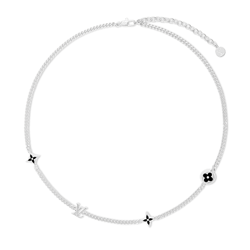 S00 Bisutería Collares y Pedientes Collar LV Spike con charms | Louis Vuitton ® (Ampliar producto)