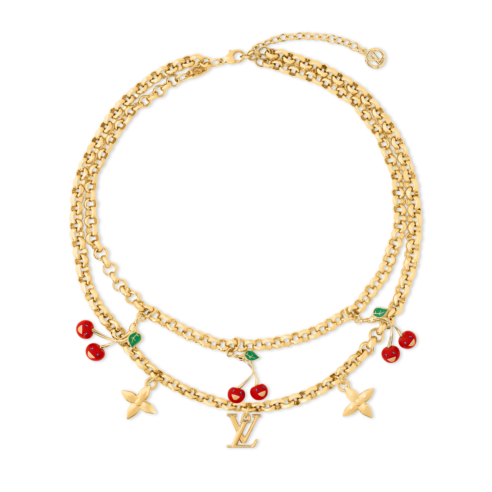 S00 Bisutería Collares y Pendientes Collar LV x TM Cerise | Louis Vuitton ® (Ampliar producto)