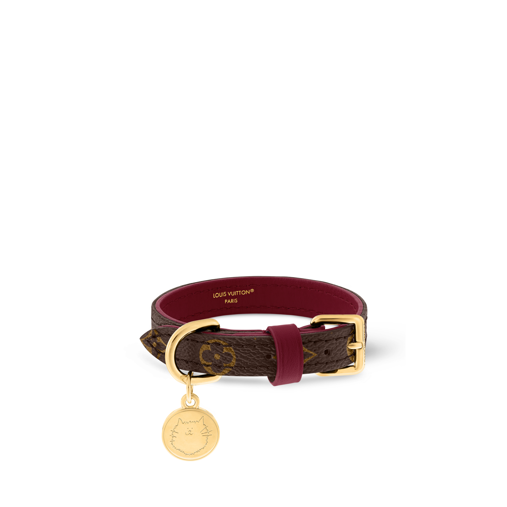 S00 Accesorios para Mascotas } Collar para gato XS | Louis Vuitton ® (Ampliar producto)