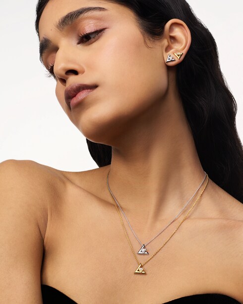 Categories All Fine Jewelry LV Volt One Small Pendant, Yellow Gold And Diamond | Louis Vuitton ®