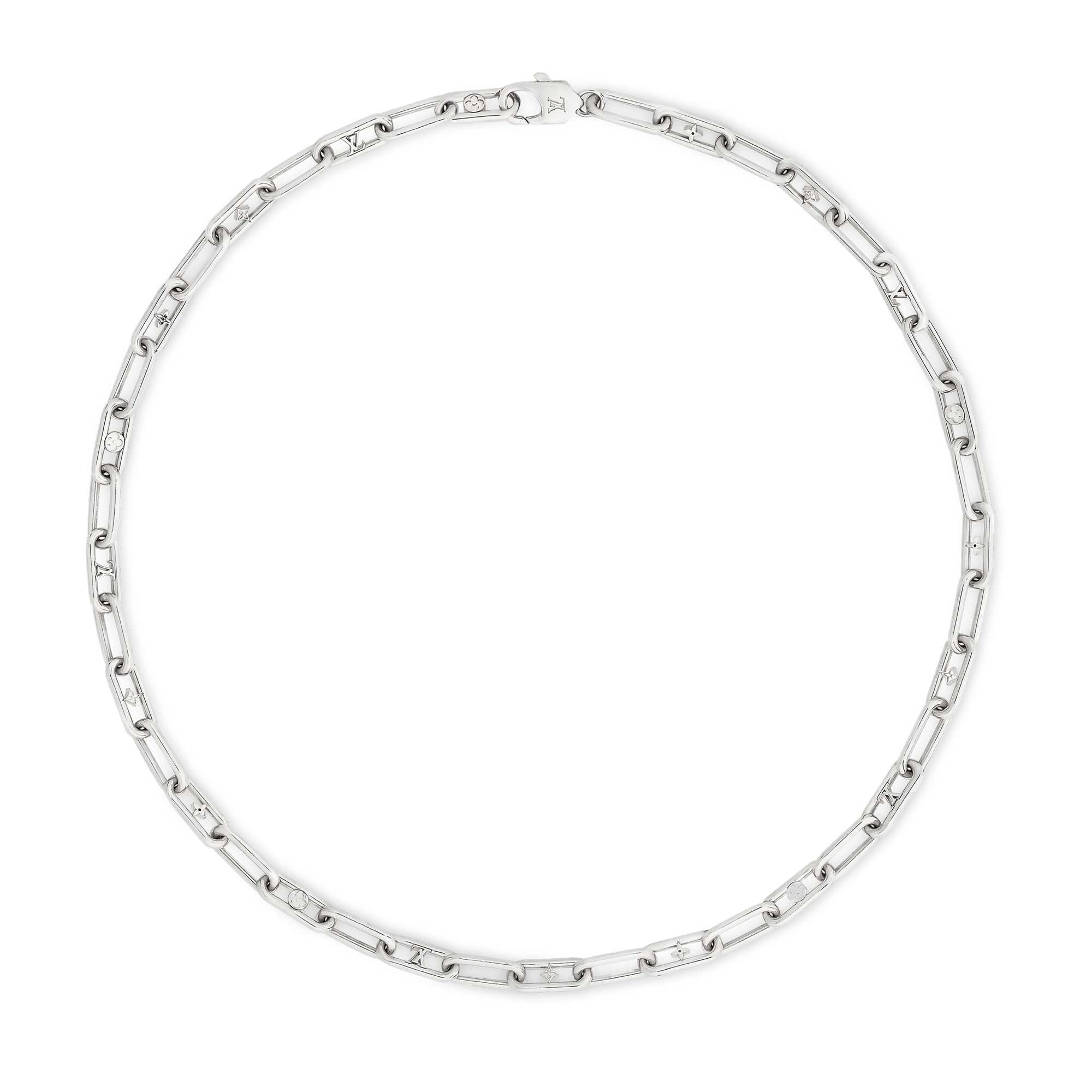 S00 Bisutería Collares y Pedientes Collar Sleek Monogram | Louis Vuitton ® (Ampliar producto)