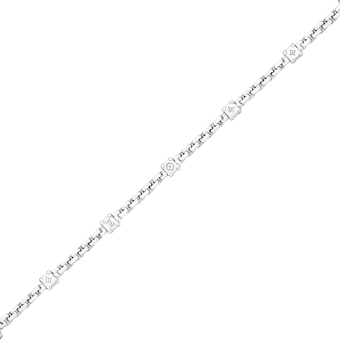 Joyería Collares y dijes Collar Trunk Les Gastons Vuitton en oro blanco y diamantes | Louis Vuitton ® (Ampliar producto)