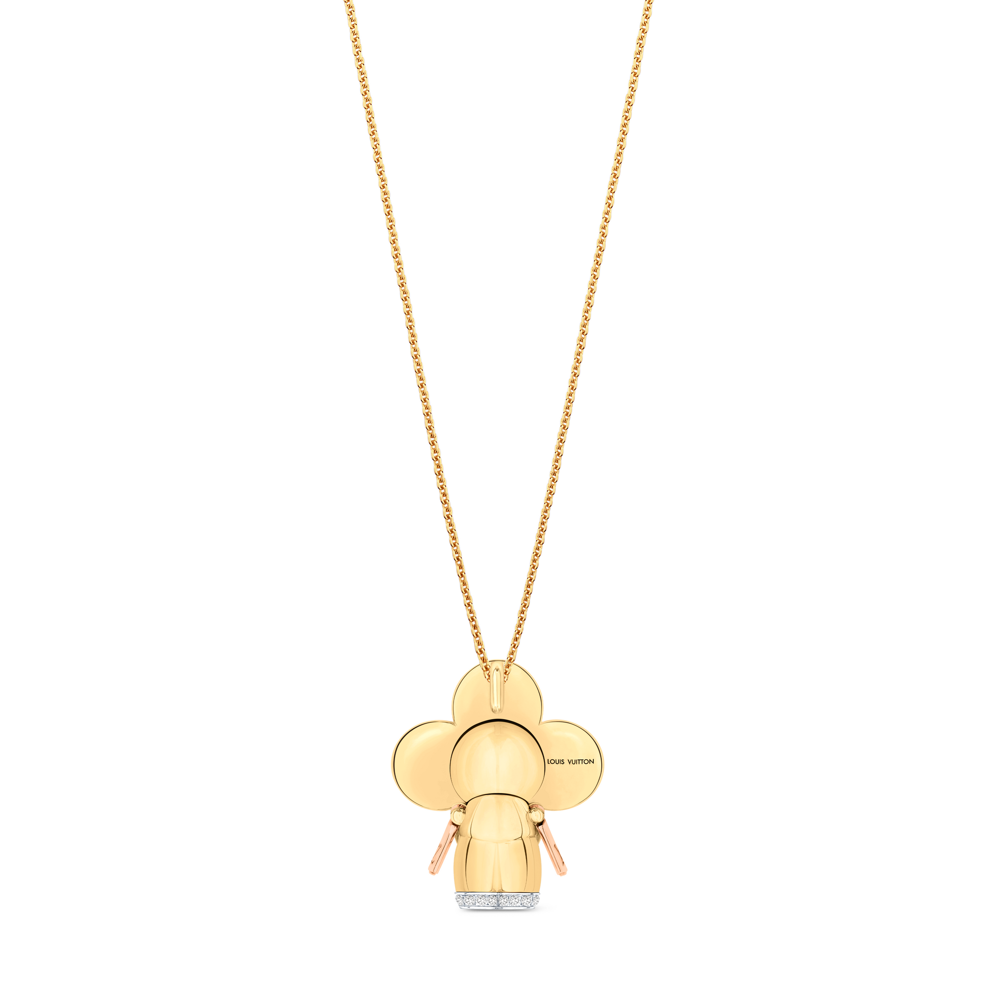  Categorías Collares y dijes  Collar Vivienne de oro, laca negra y diamantes | Louis Vuitton ® (Ampliar producto)
