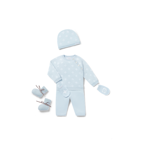 S00 Regalos para bebés } Conjunto tejido Flower | Louis Vuitton ® (Ampliar producto)