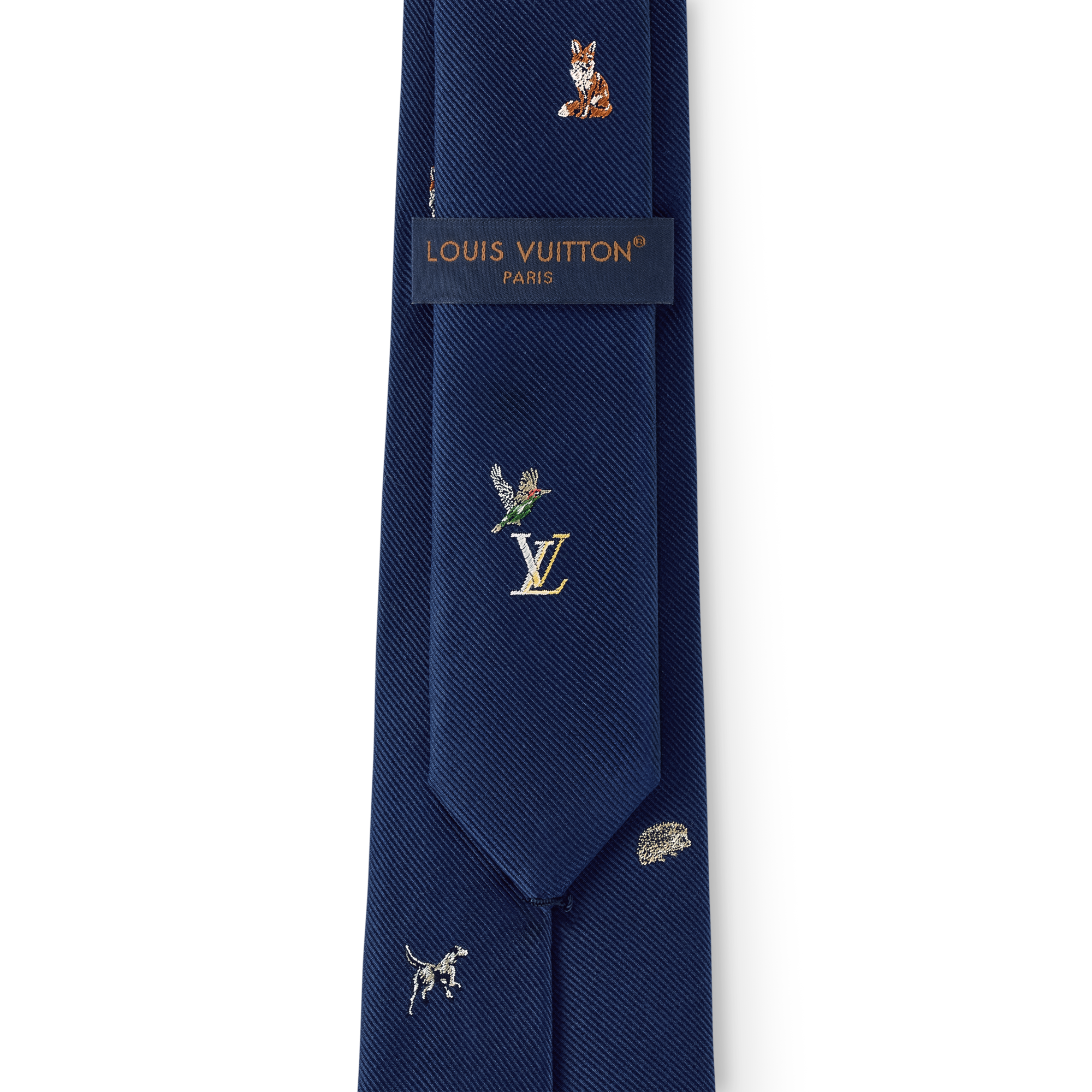 S00 Accesorios Corbatas y pañuelos Corbata Animal Blason | Louis Vuitton ® (Ampliar producto)