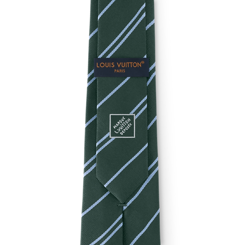S00 Accessories Ties and Pocket Squares Stripes Ecu Tie | Louis Vuitton ® (Ampliar producto)