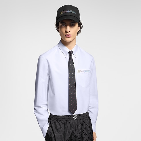 S00 Accesorios Corbatas y pañuelos Corbata LV Blason Shading | Louis Vuitton ® (Ampliar producto)