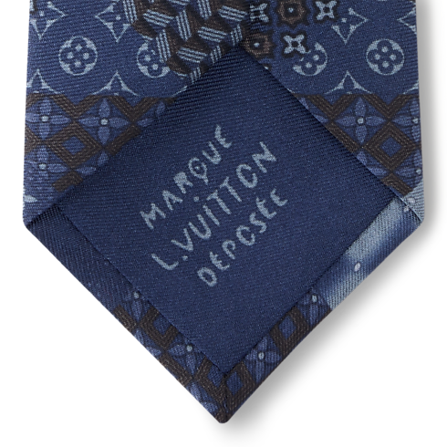 Corbata LV patchwork otra vista