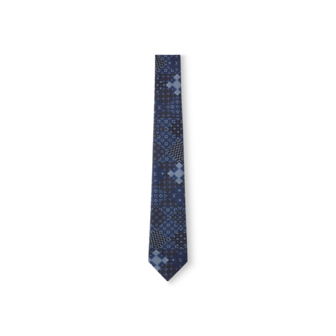 Corbata LV patchwork vista frontal