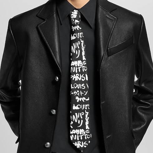 S00 Accesorios Corbatas y pañuelos Corbata LV Scribble | Louis Vuitton ® (Ampliar producto)