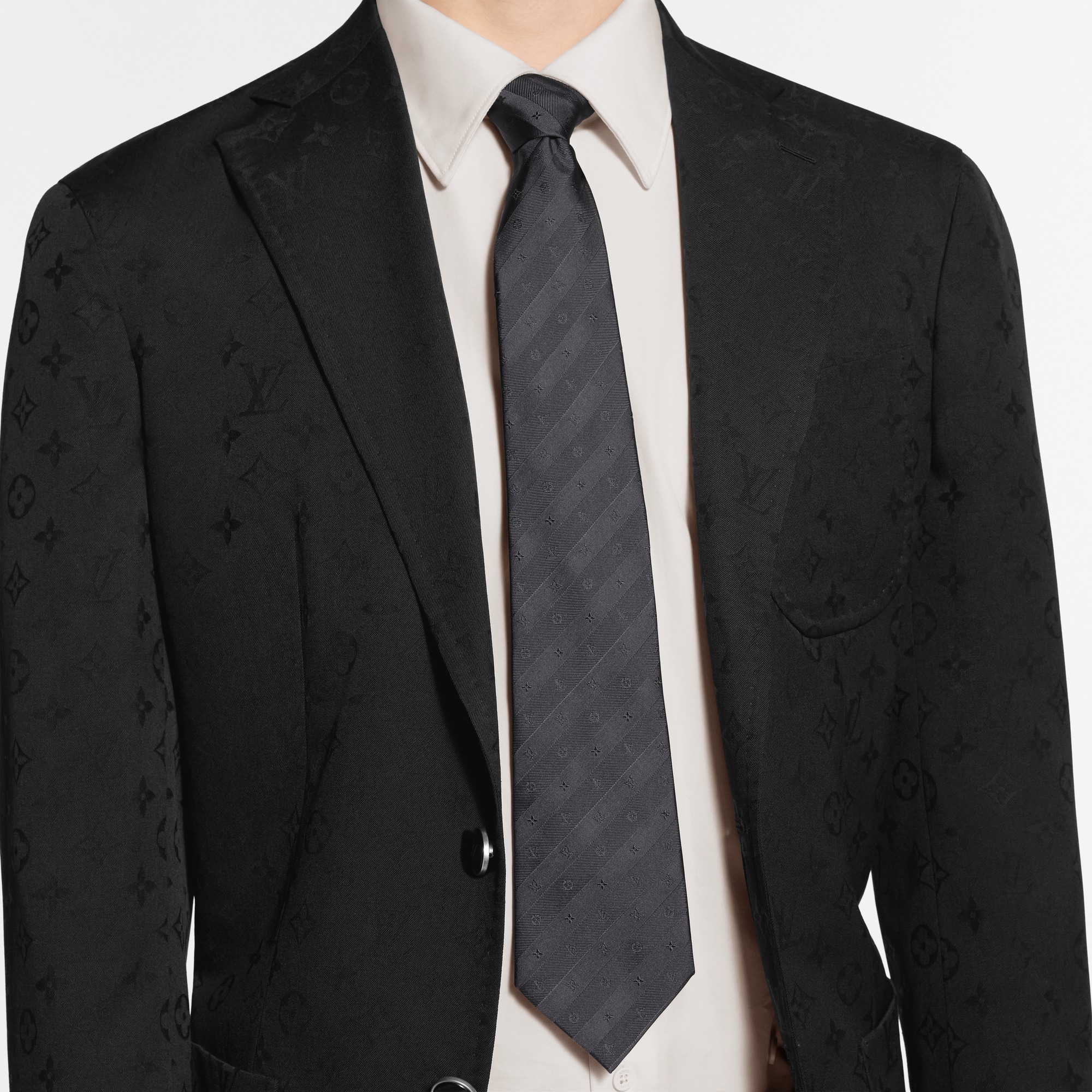 S00 Accesorios Corbatas y pañuelos Corbata Monogram Stripy | Louis Vuitton ® (Ampliar producto)