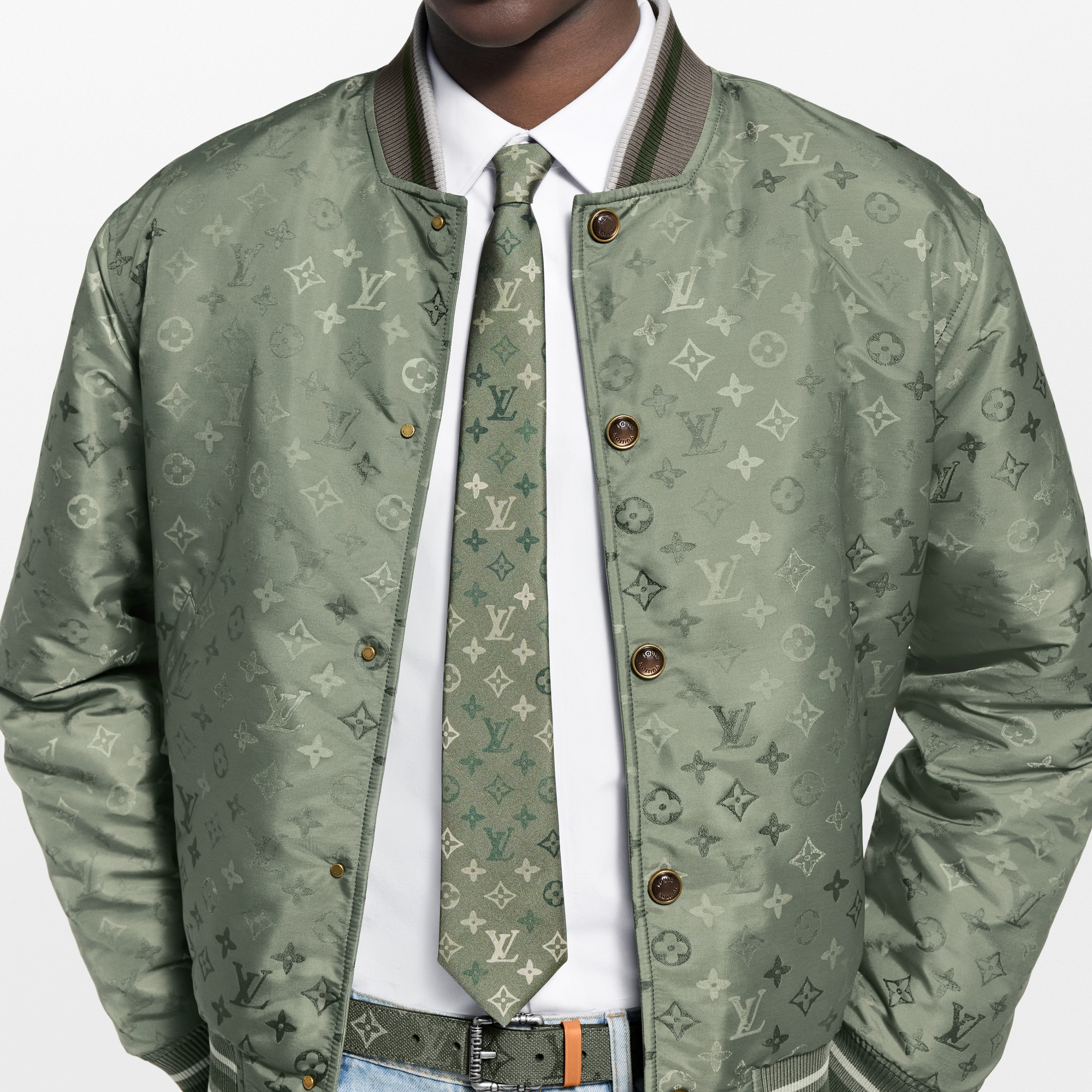 S00 Accesorios Corbatas y pañuelos Corbata Monogram Surplus | Louis Vuitton ® (Ampliar producto)