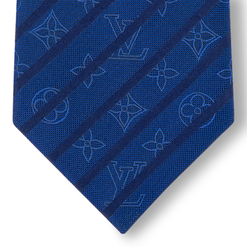 Corbata Monograma Varsity vista detallada