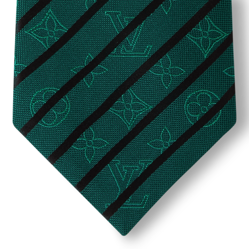 Corbata Monograma Varsity vista detallada