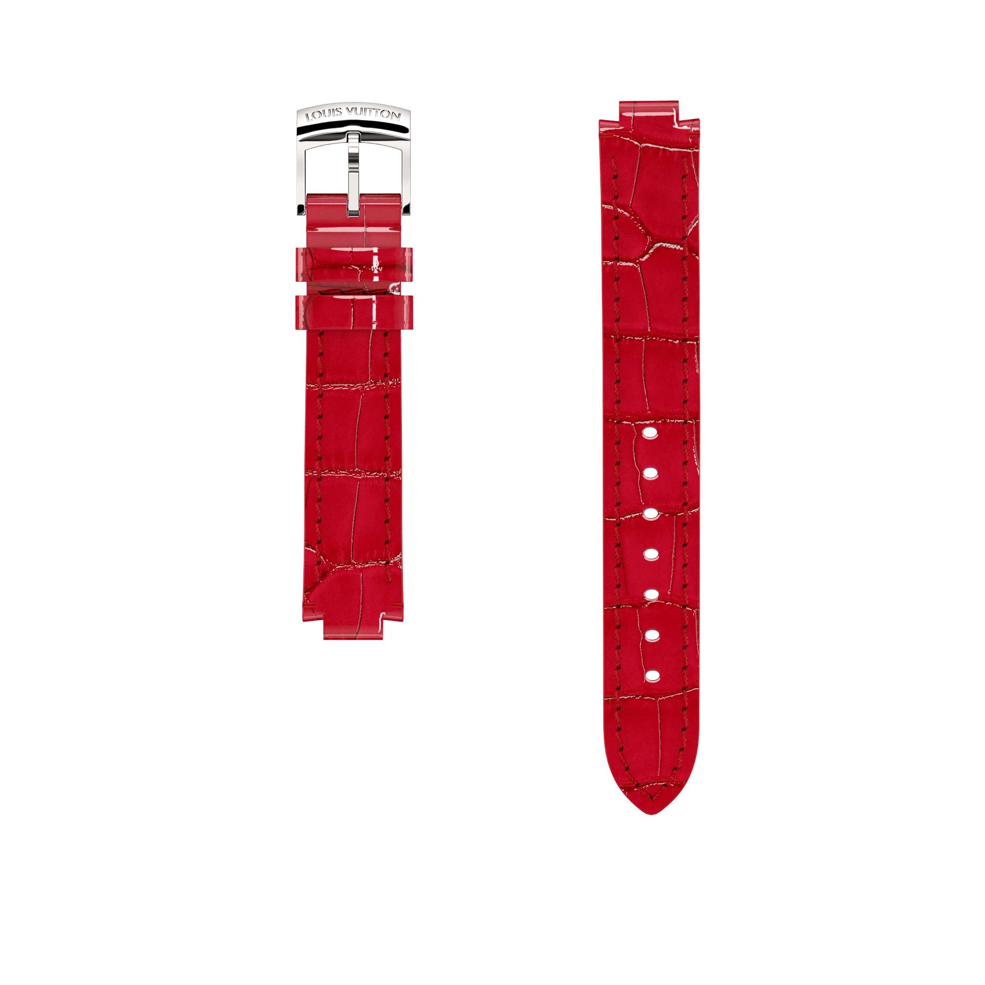  Joyería Mi LV Tambour Correa de piel de cocodrilo para reloj Tambour  | Louis Vuitton ® (Ampliar producto)