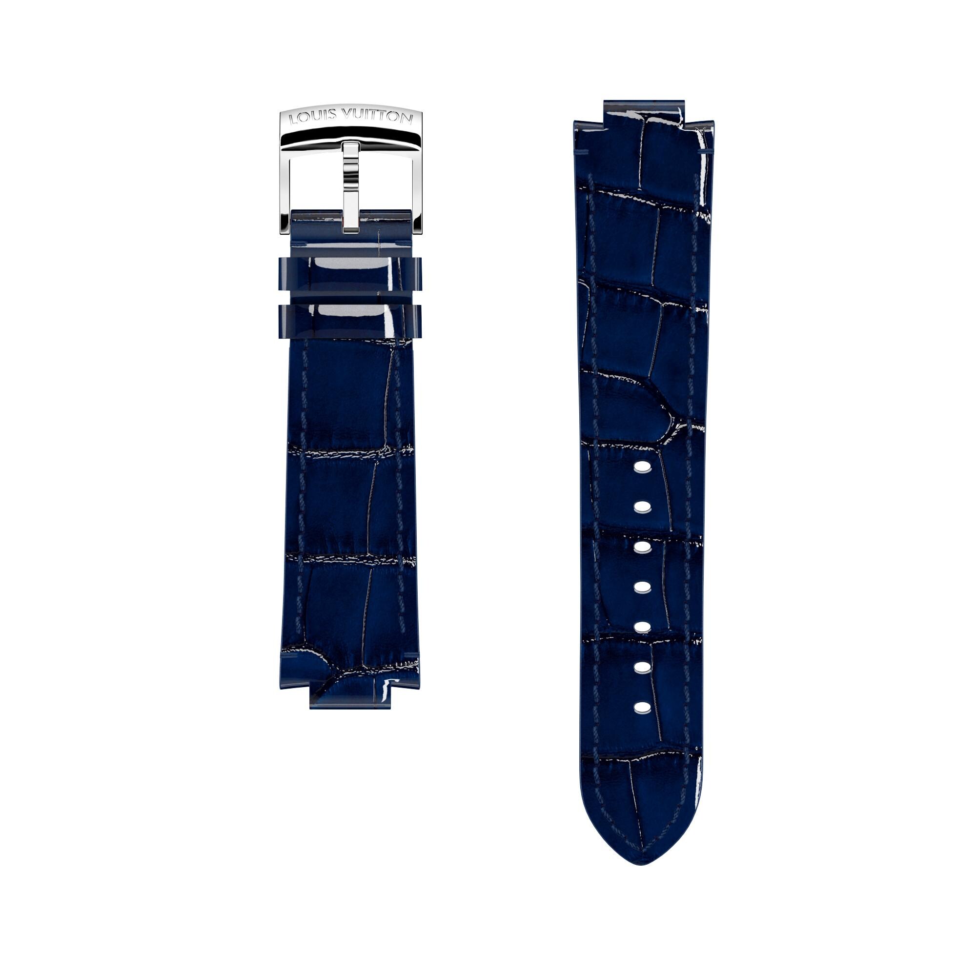  Joyería Mi LV Tambour Correa de piel de cocodrilo para reloj Tambour  | Louis Vuitton ® (Ampliar producto)