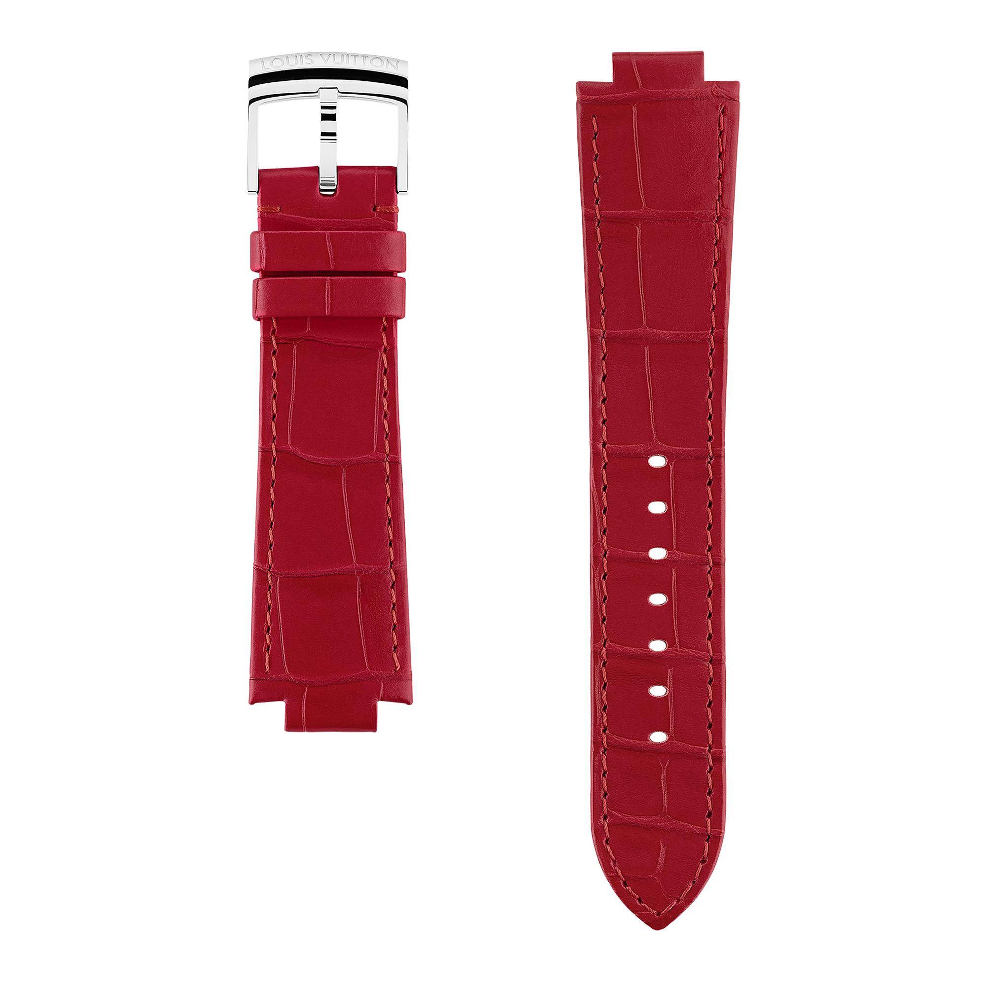  Colección de Relojes Correas para Relojes Correa de piel de cocodrilo para reloj Tambour | Louis Vuitton ® (Ampliar producto)