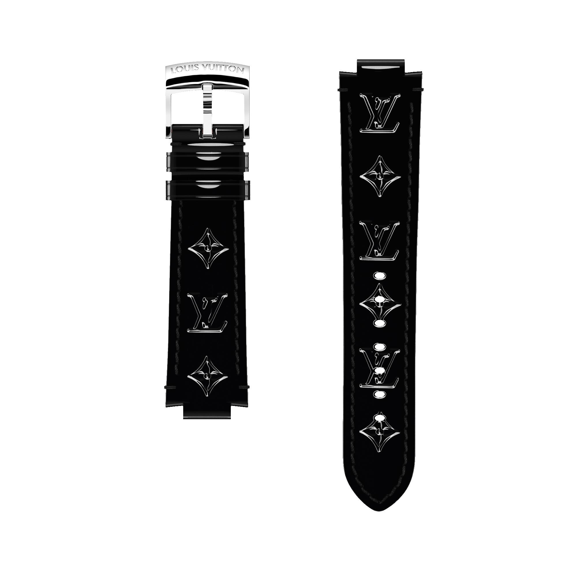  Joyería Mi LV Tambour Correa de piel Monogram Vernis para reloj Tambour | Louis Vuitton ® (Ampliar producto)