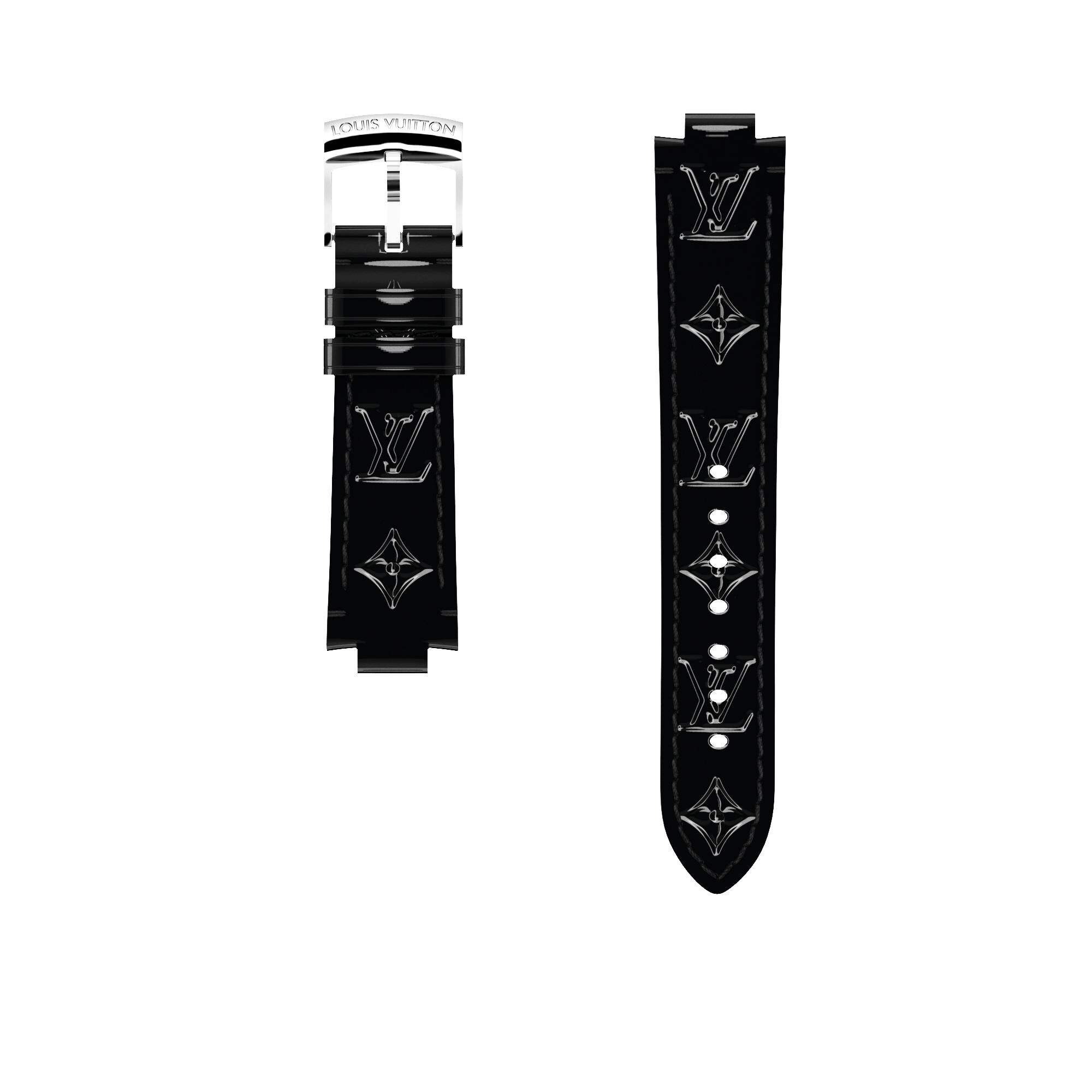  Joyería Mi LV Tambour Correa de piel Monogram Vernis para reloj Tambour | Louis Vuitton ® (Ampliar producto)